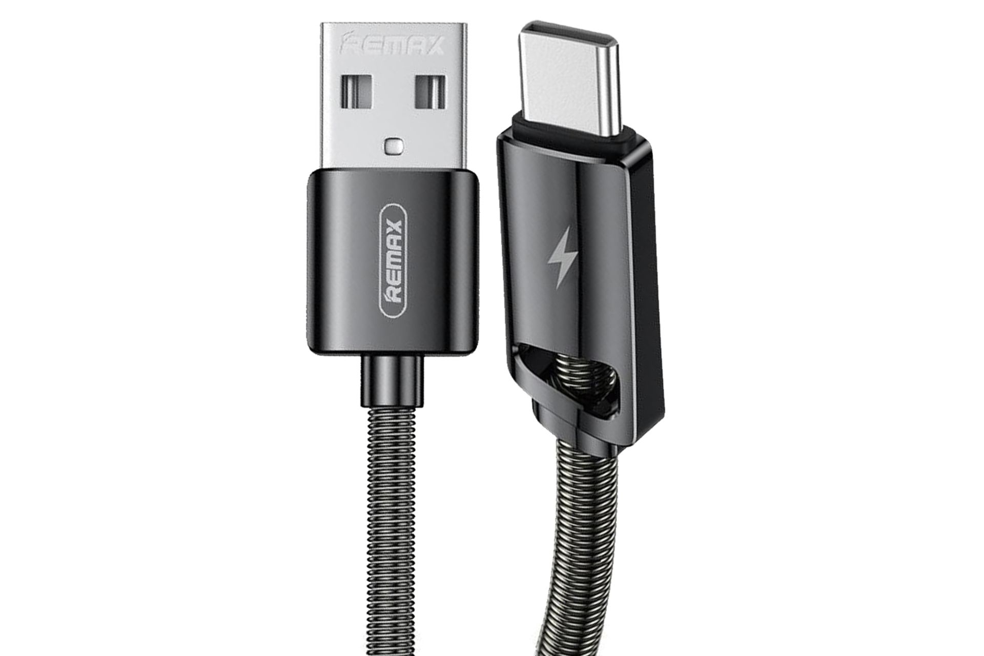 کابل شارژ USB ریمکس USB به Type-C مدل RC-166a Kinry Series با طول 1 متر مشکی