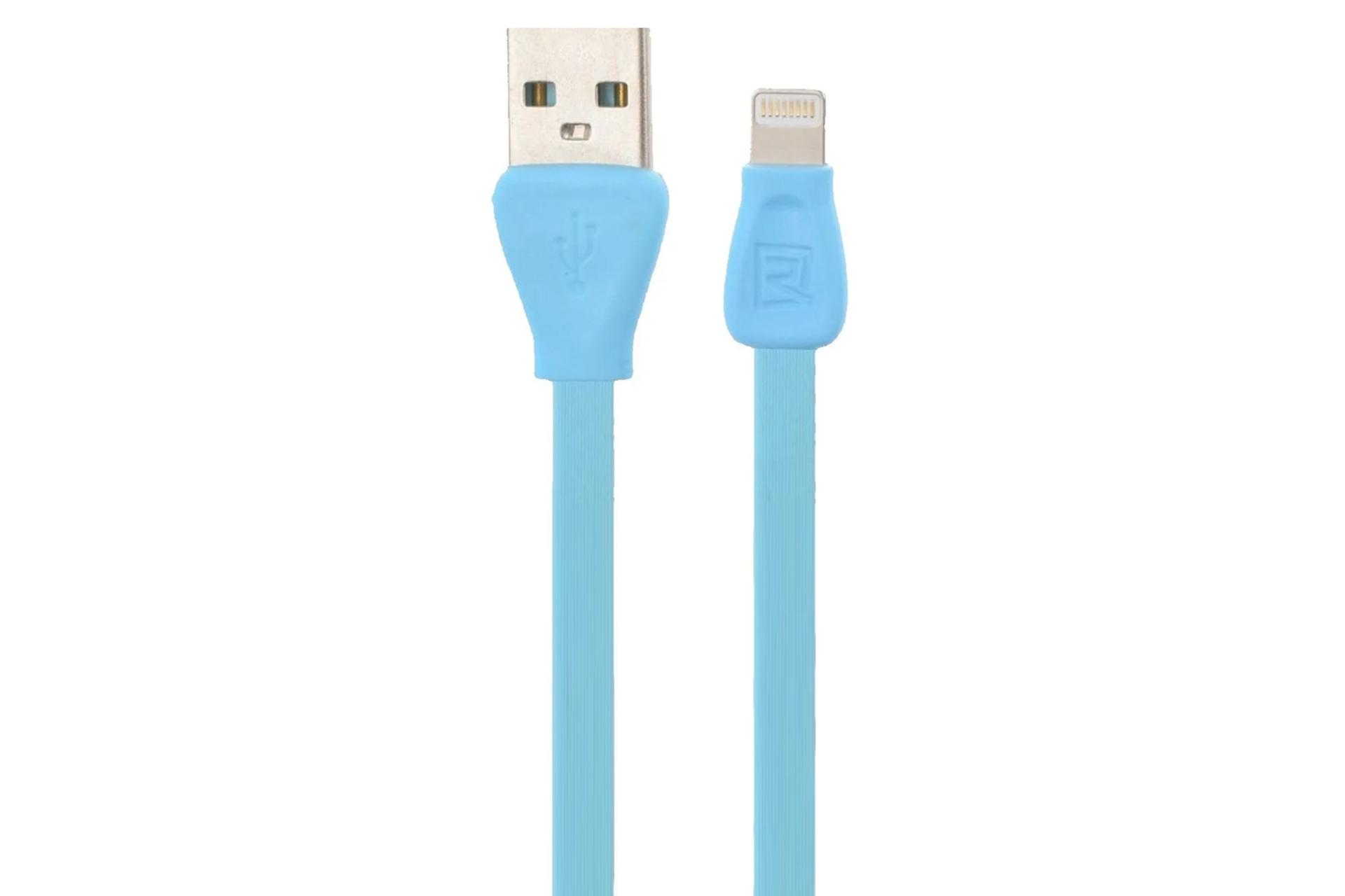 کابل شارژ USB ریمکس USB به Lightning مدل RC-028i Martin Series با طول 1 متر آبی