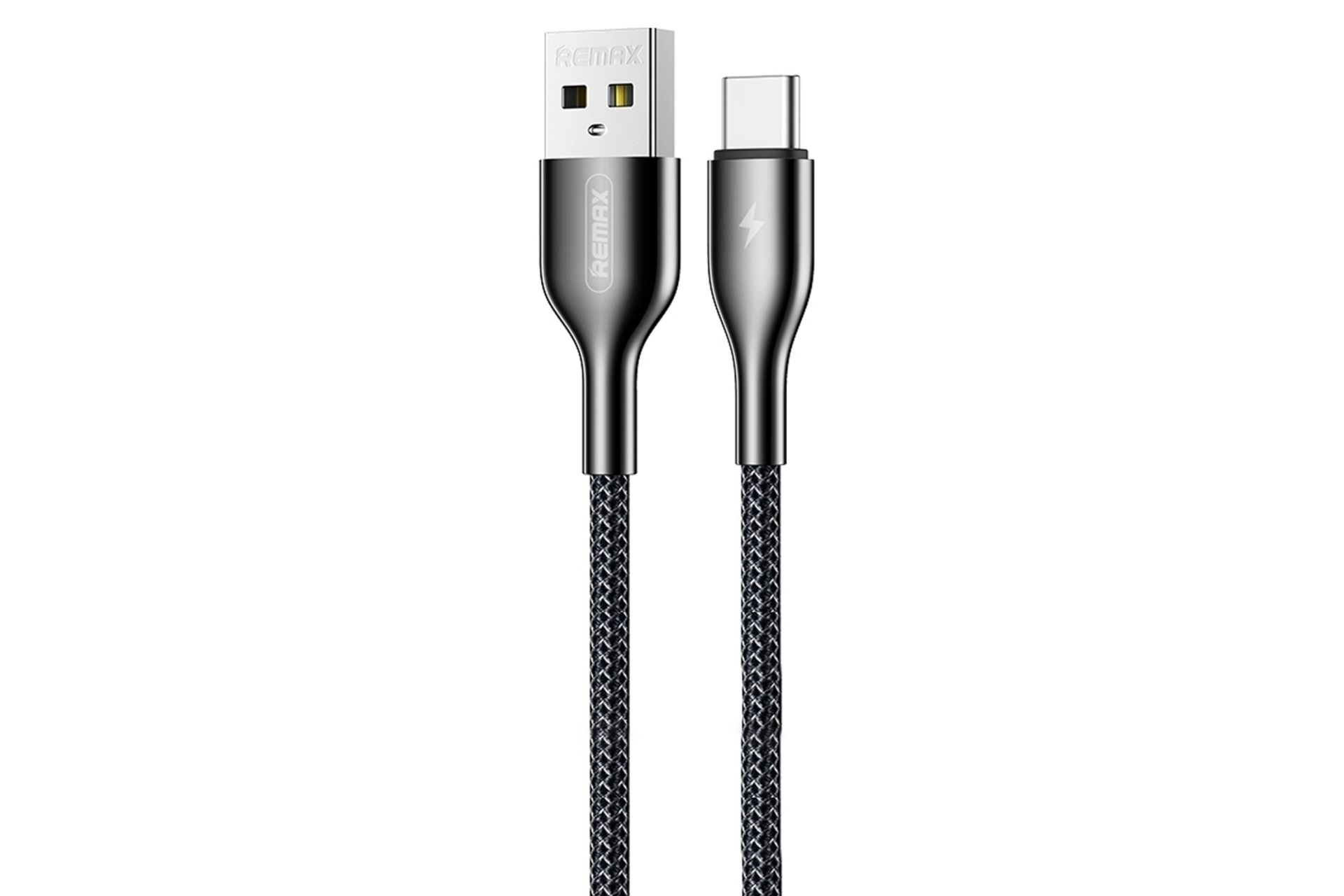 کابل شارژ USB ریمکس USB به Type-C مدل RC-092a Kingpin Series با طول 1 متر مشکی