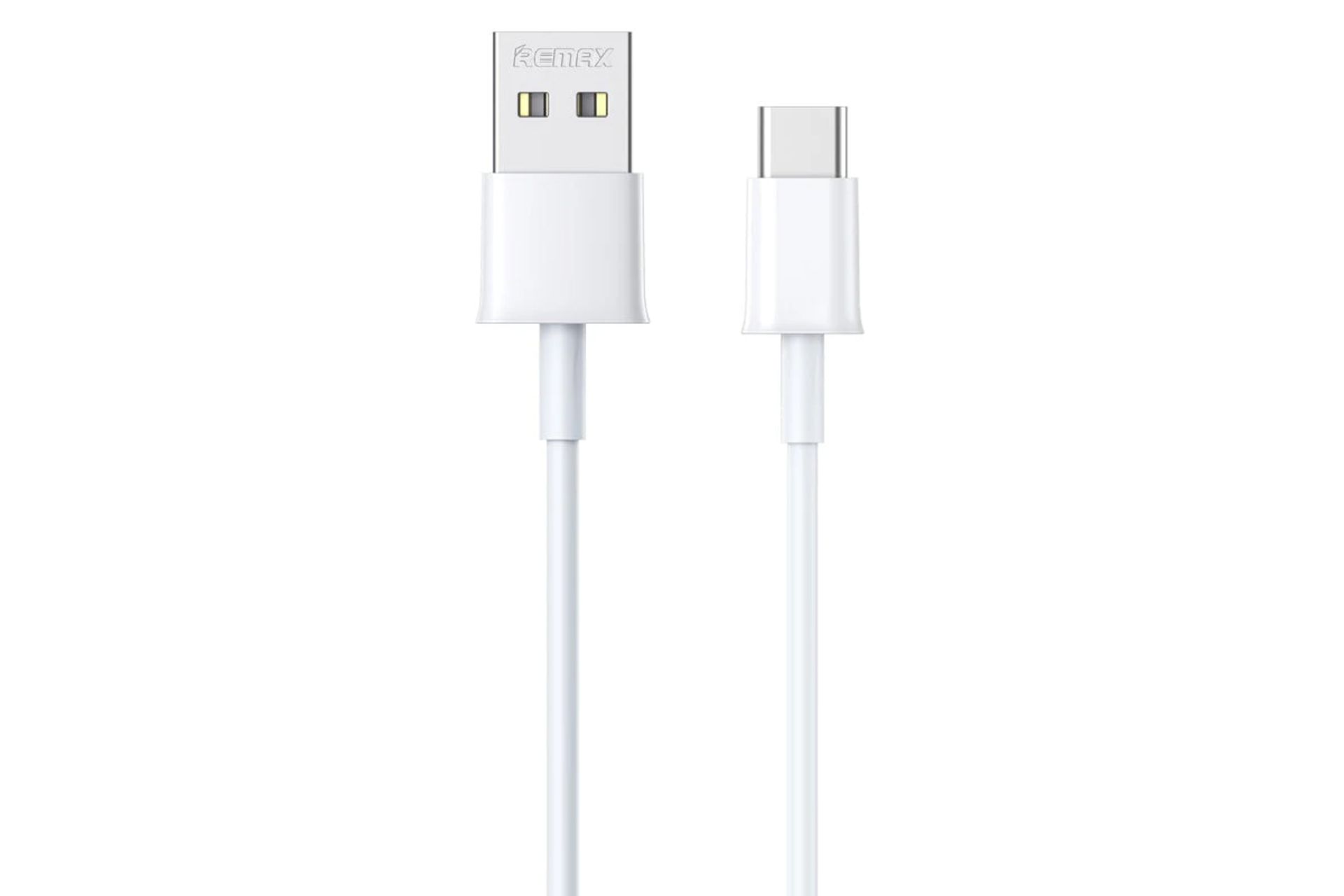 کابل شارژ USB ریمکس USB به Type-C مدل RC-163a با طول 1 متر سفید