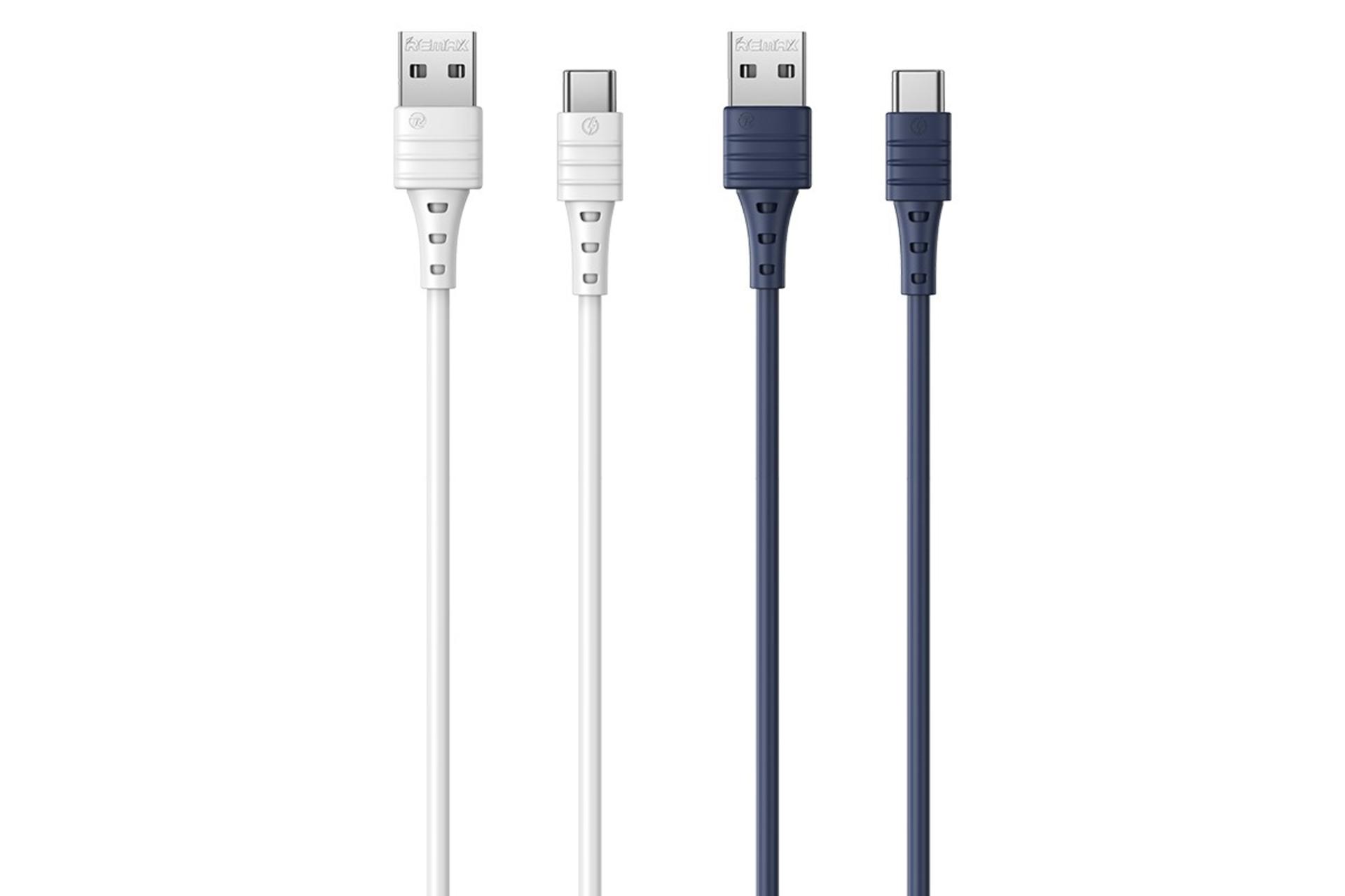 رنگ بندی کابل شارژ USB ریمکس USB به Type-C مدل RC-179a با طول 1 متر