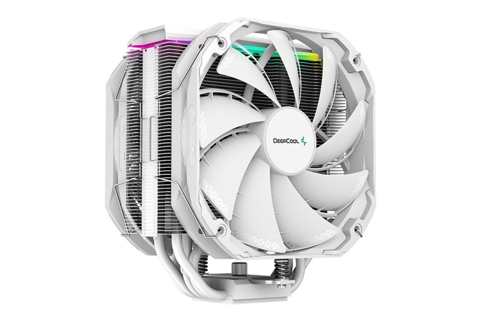 نمای چپ خنک کننده پردازنده دیپ کول AS500 PLUS WH