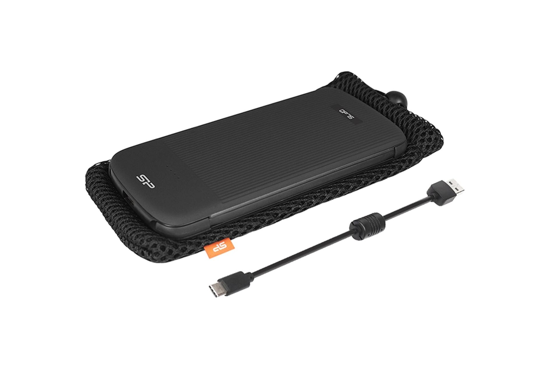 اقلام همراه پاور بانک سیلیکون پاور Silicon Power QP75 10000mAh با ظرفیت 10000 میلی‌آمپر ساعت