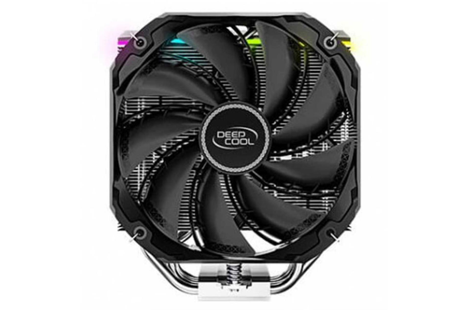 نمای روبرو خنک کننده پردازنده دیپ کول AS500 PLUS