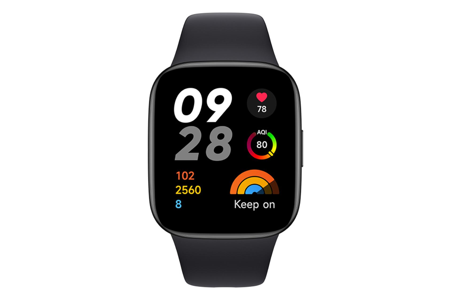 مرجع متخصصين ايران نماي روبررو ساعت هوشمند ردمي واچ 3 شيائومي / Xiaomi Redmi Watch 3 مشكي