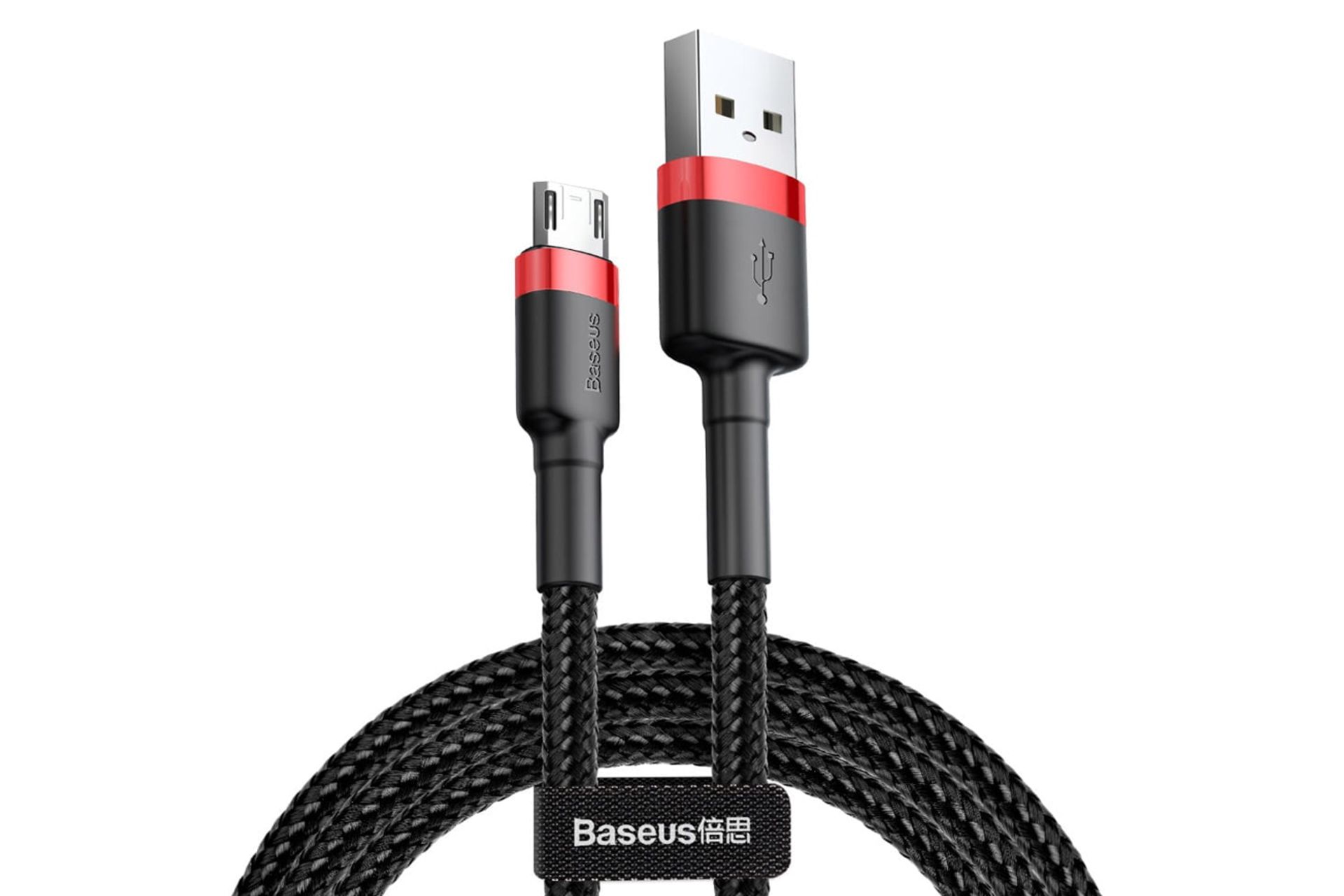 طول کابل شارژ USB باسئوس USB به Micro-USB مدل Cafule با طول 1 متر