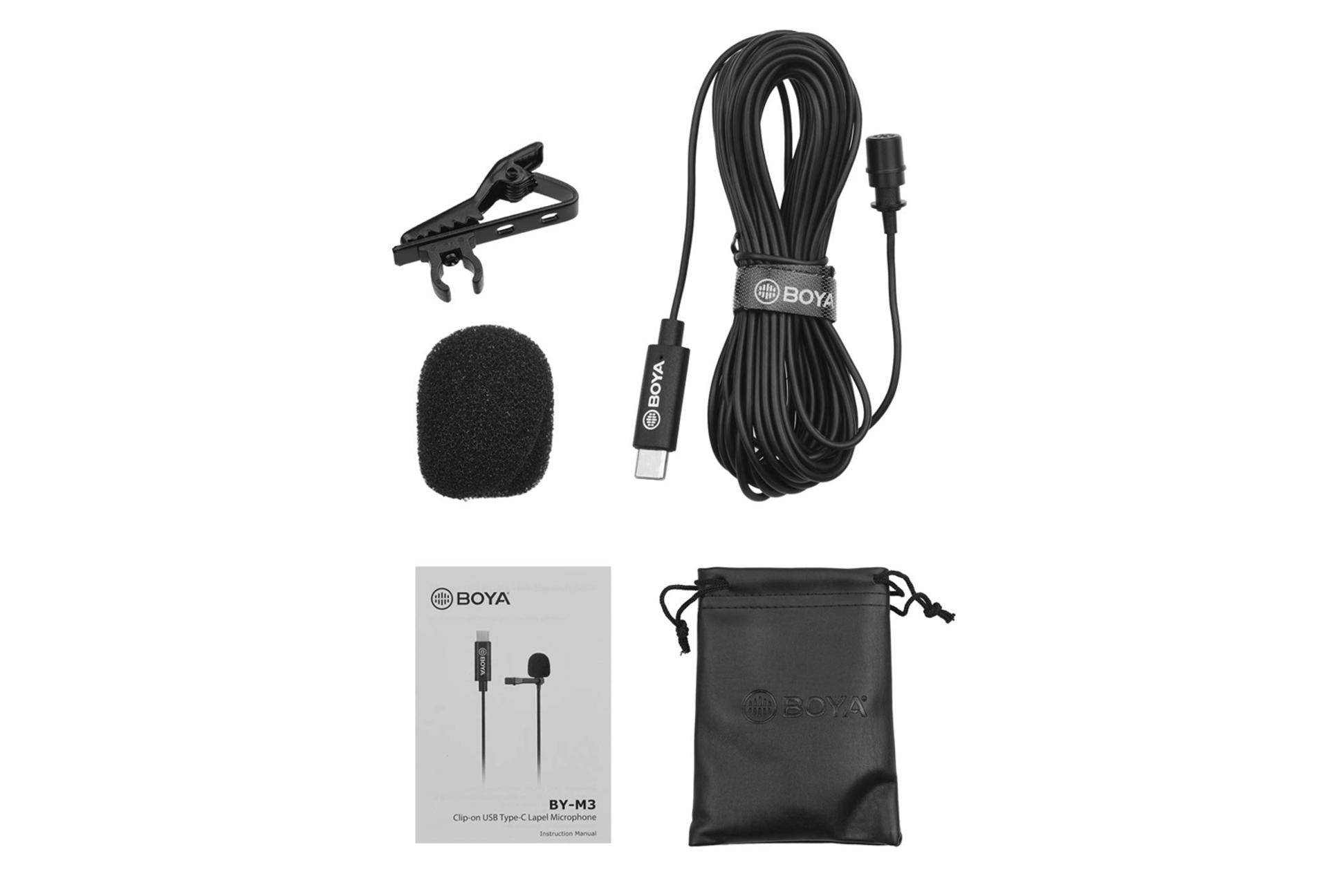 اقلام همراه میکروفون بویا BOYA BY-M3