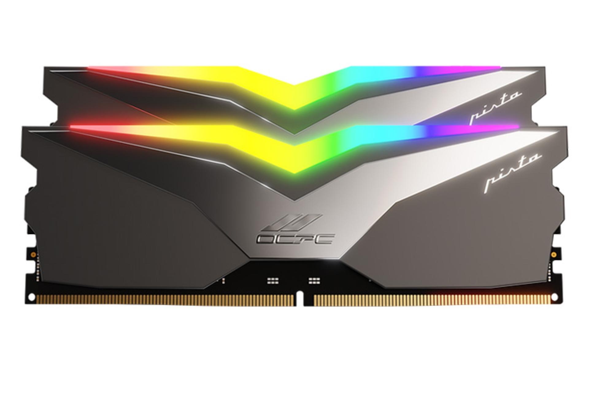 رم او سی پی سی OCPC PISTA RGB 32GB (2x16) DDR5-5200 CL40