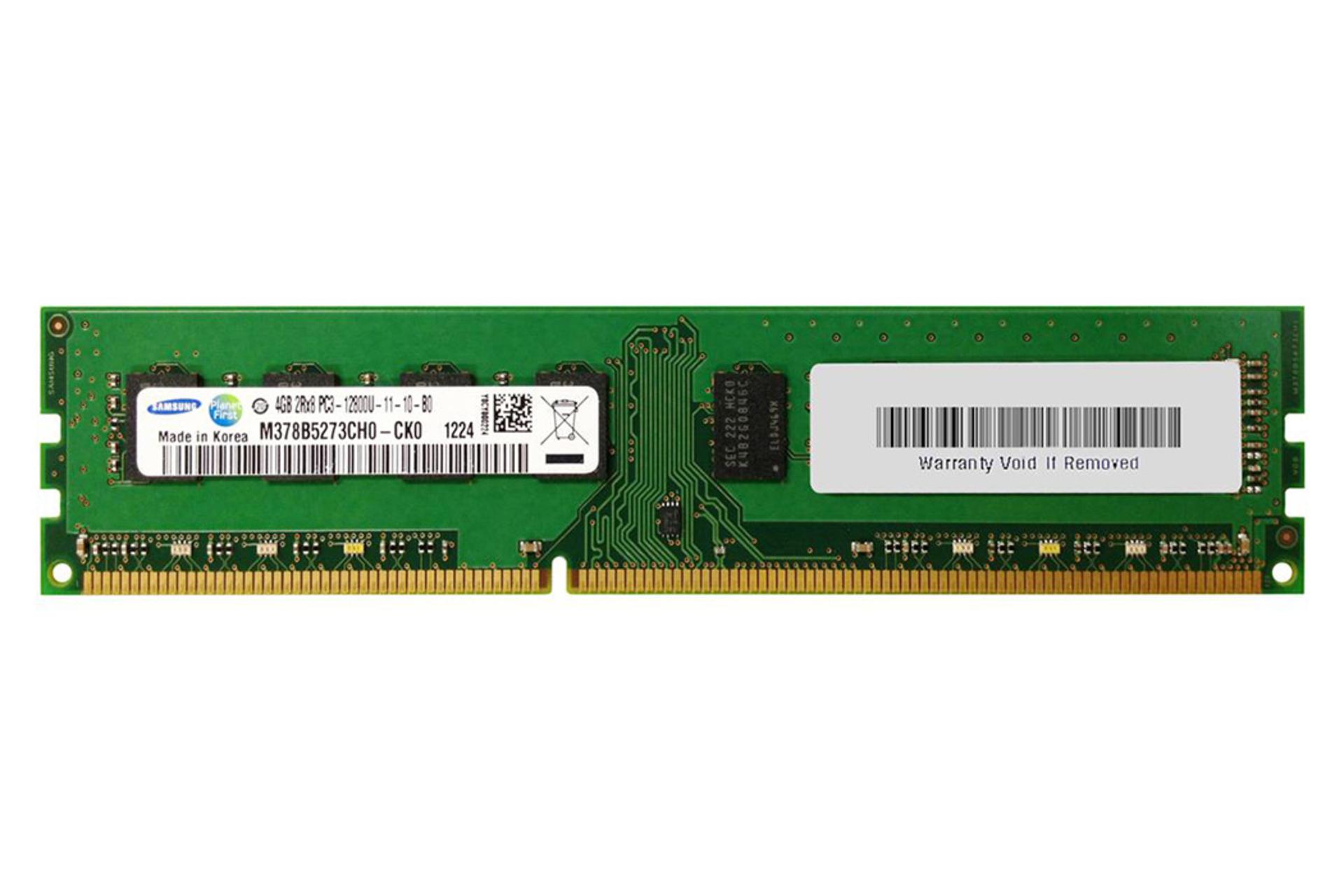 رم سامسونگ Samsung M378B5273CH0-CK0 4GB DDR3-1600 CL11