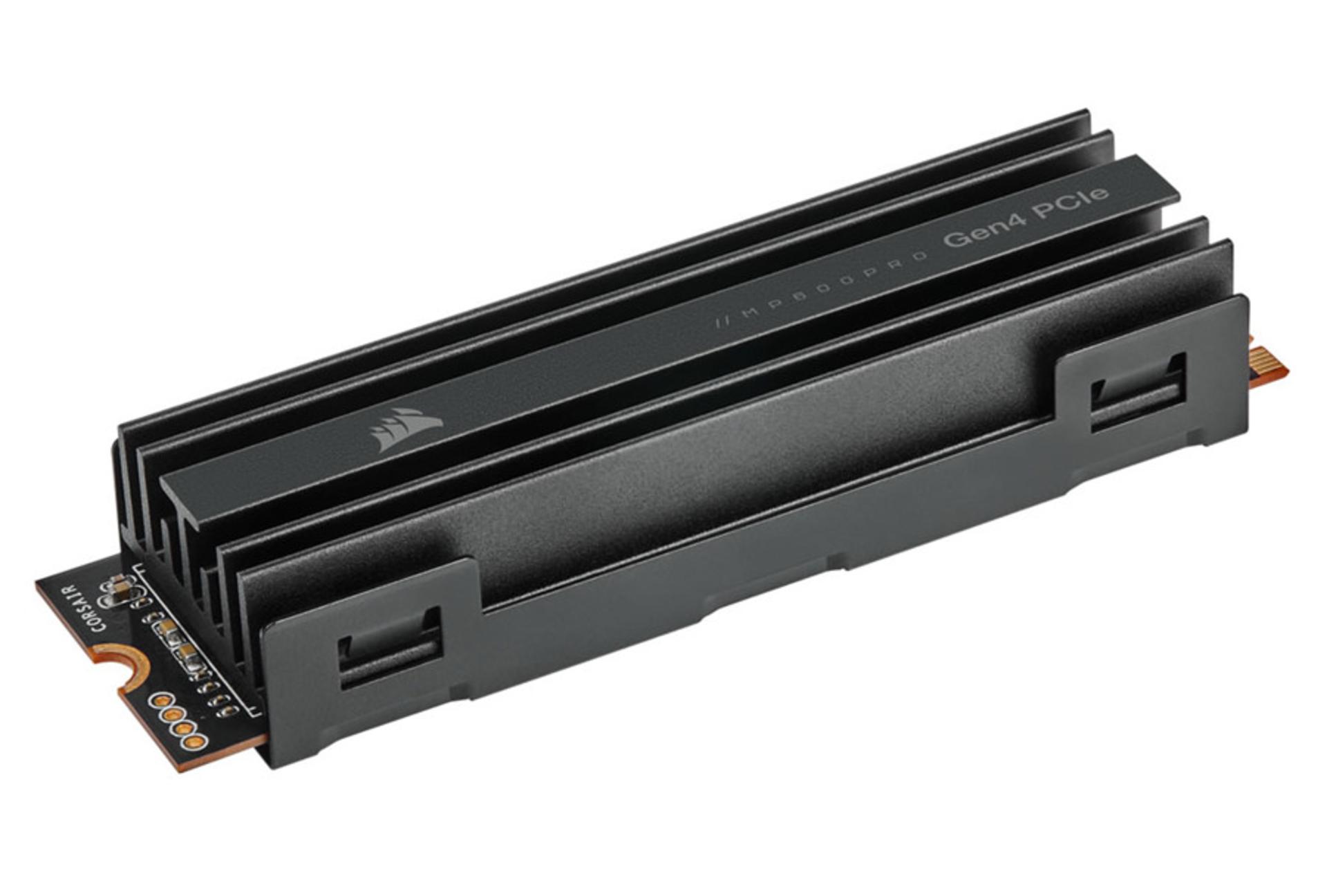 نمای جانبی SSD کورسیر MP600 PRO NVMe M.2 ظرفیت 1 ترابایت