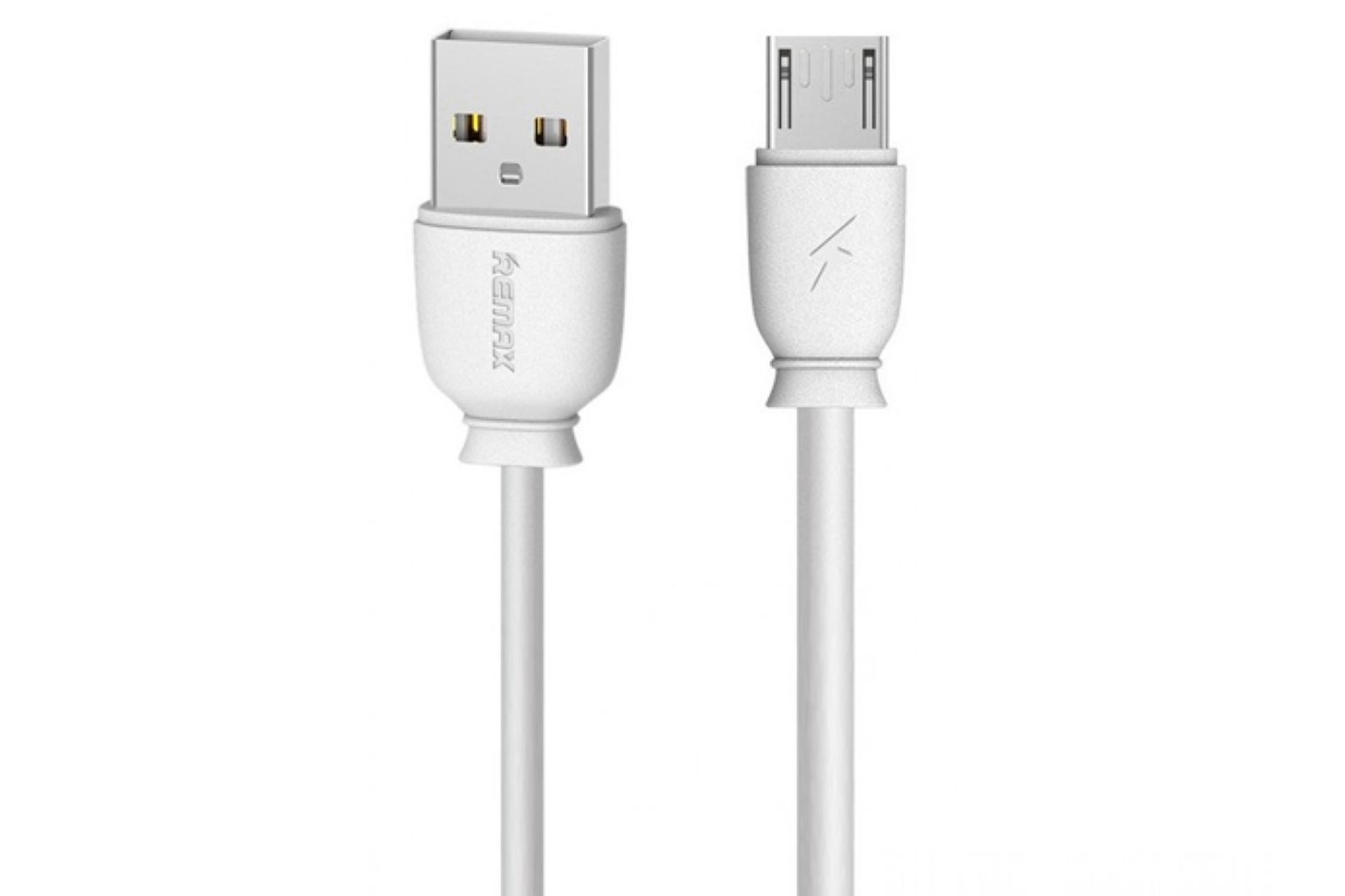 کابل شارژ USB ریمکس USB به Micro-USB مدل RC-134m با طول 1 متر سفید