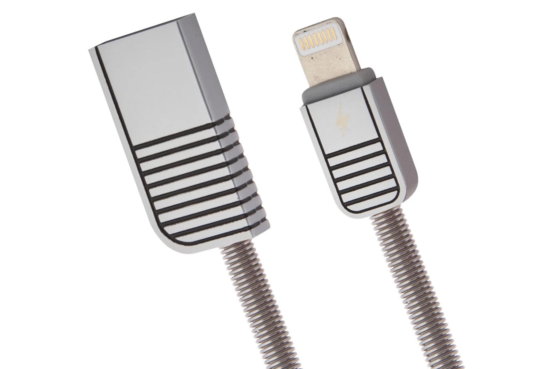 کانکتور کابل شارژ USB ریمکس USB به Lightning مدل RC-088i Linyo Series با طول 1 متر