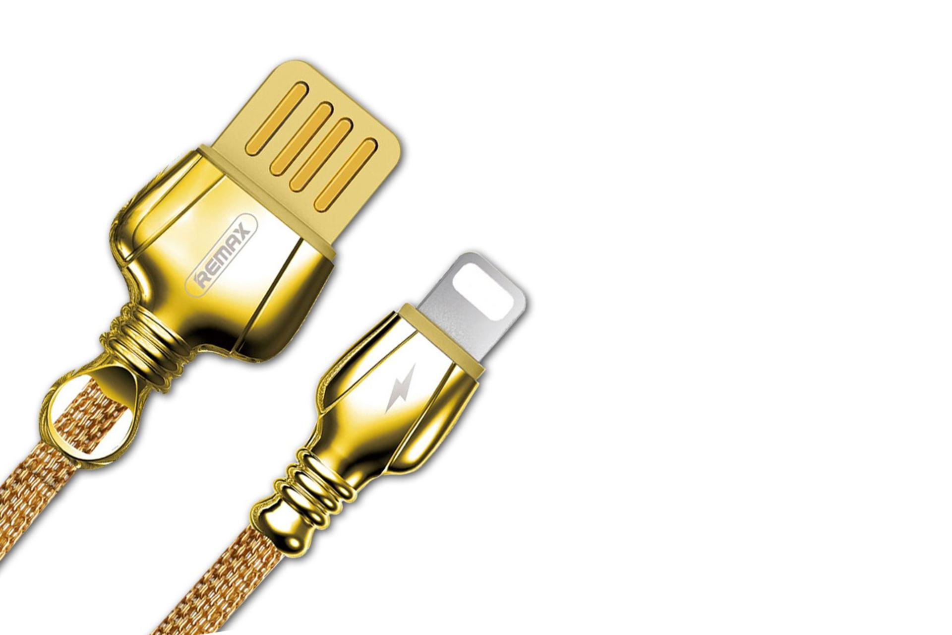 کانکتور کابل شارژ USB ریمکس USB به Lightning مدل RC-063i King Series با طول 1 متر