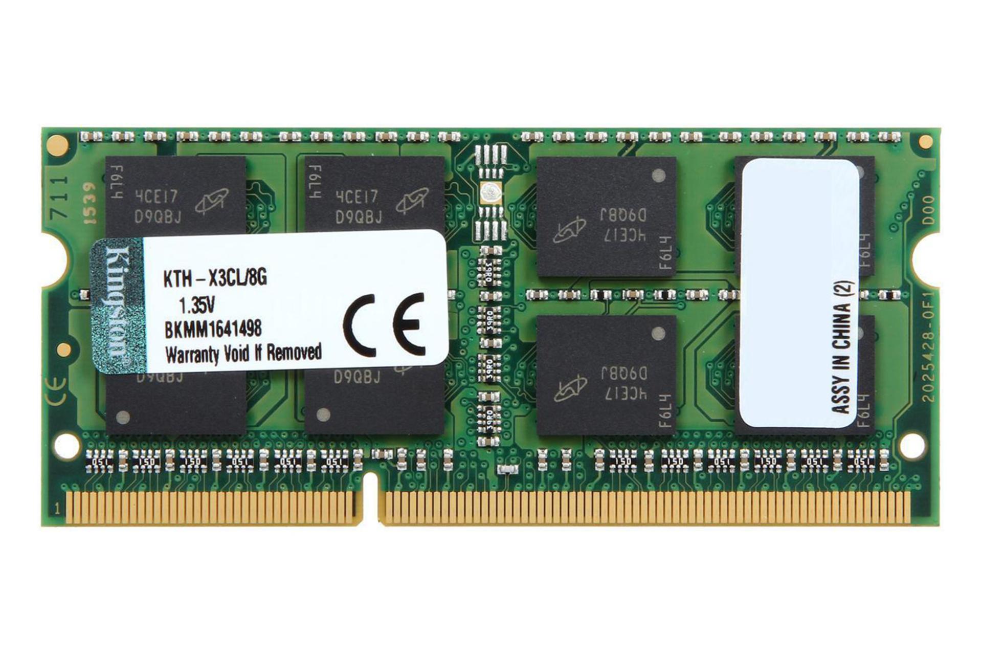 رم کینگستون Kingston KTH-X3CL/8G 8GB DDR3L-1600 CL11