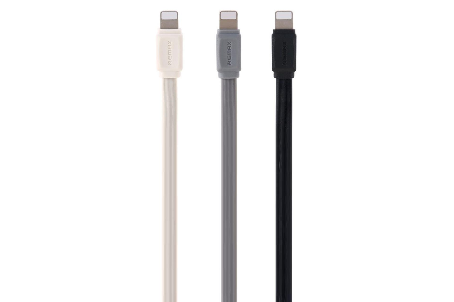 رنگ بندی کابل شارژ USB ریمکس USB به Lightning مدل RC-129i با طول 1 متر