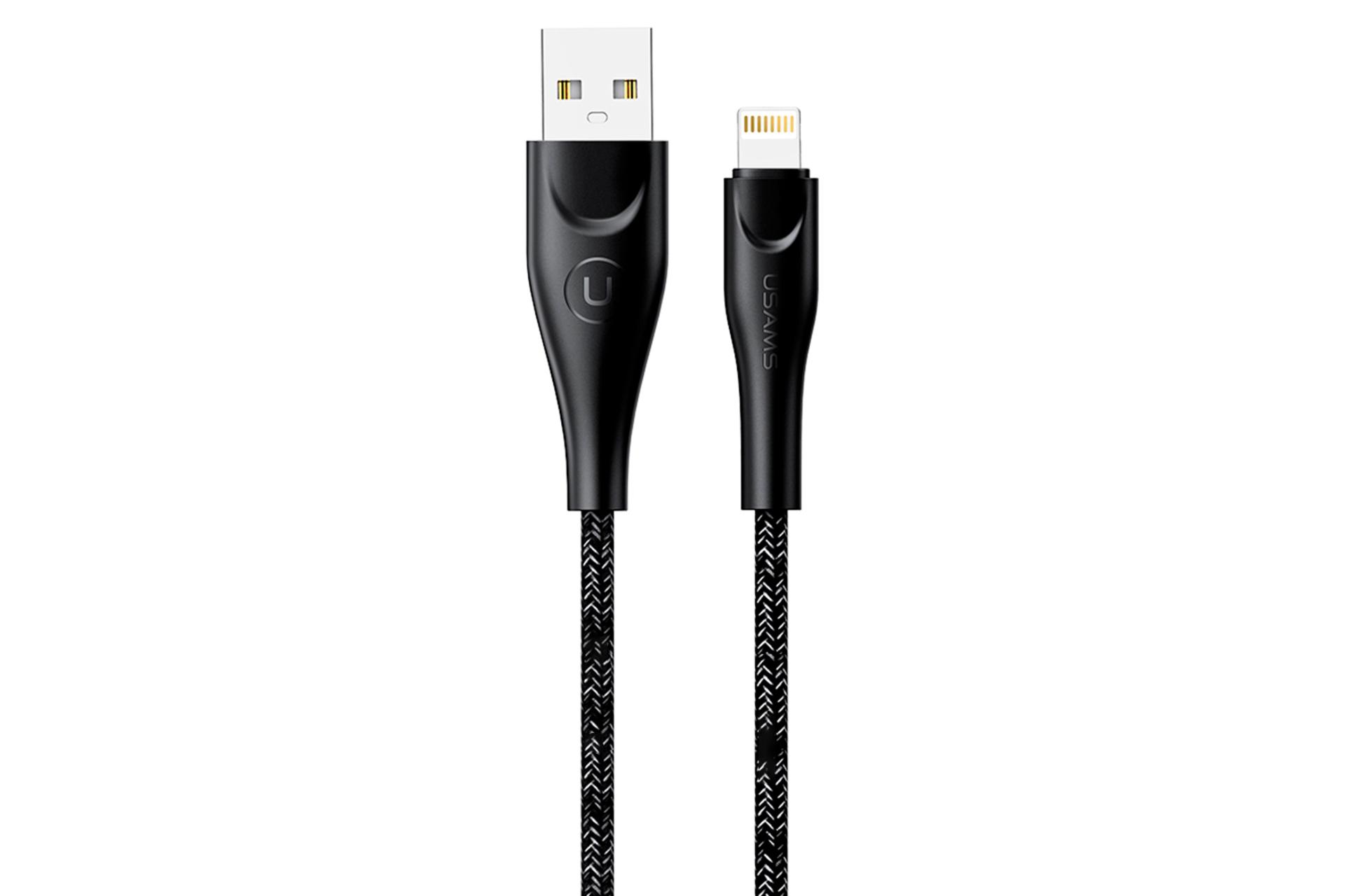 کابل شارژ USB یوسمز USB به Lightning مدل US-SJ397 U41 با طول 3 متر مشکی