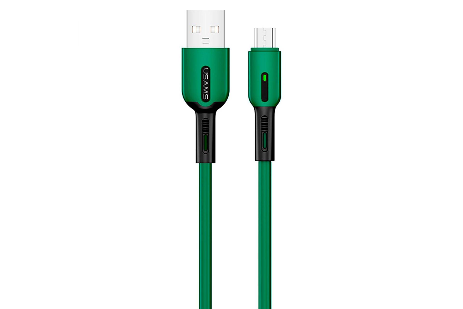 کانکتور کابل شارژ USB یوسمز USB به Micro-USB مدل US-SJ432 U51 با طول 1 متر