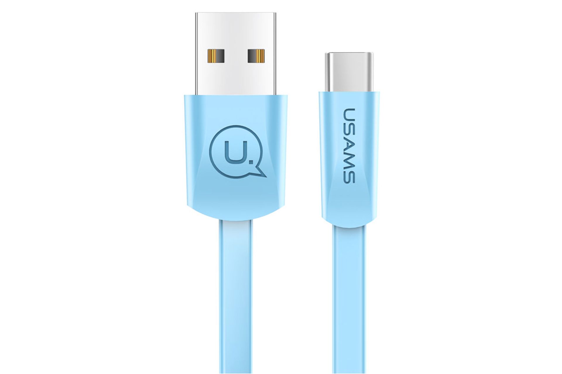 کابل شارژ USB یوسمز USB به Type-C مدل US-SJ200 U2 با طول 1.2 متر آبی