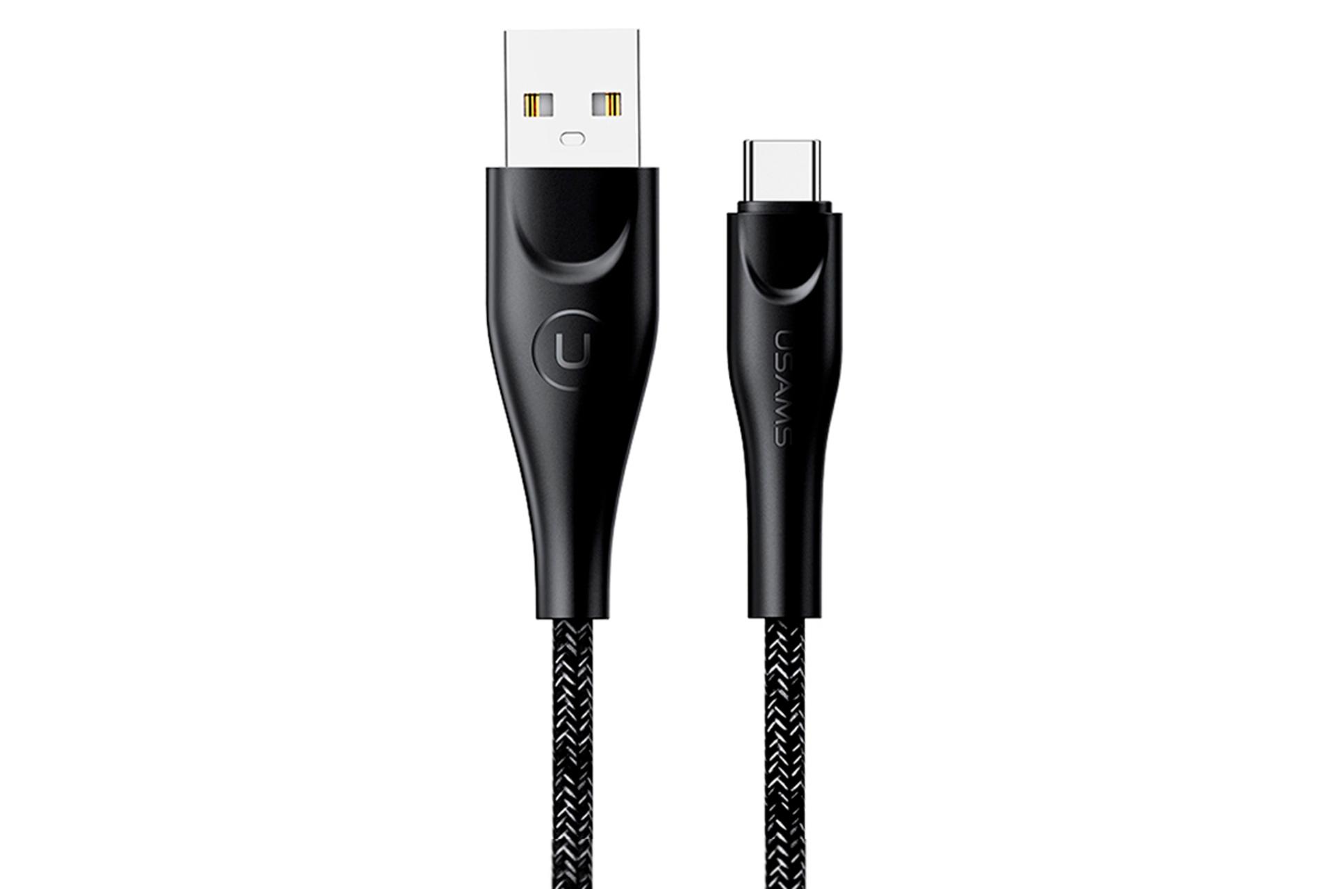 کابل شارژ USB یوسمز USB به Type-C مدل US-SJ398 U41 با طول 3 متر مشکی