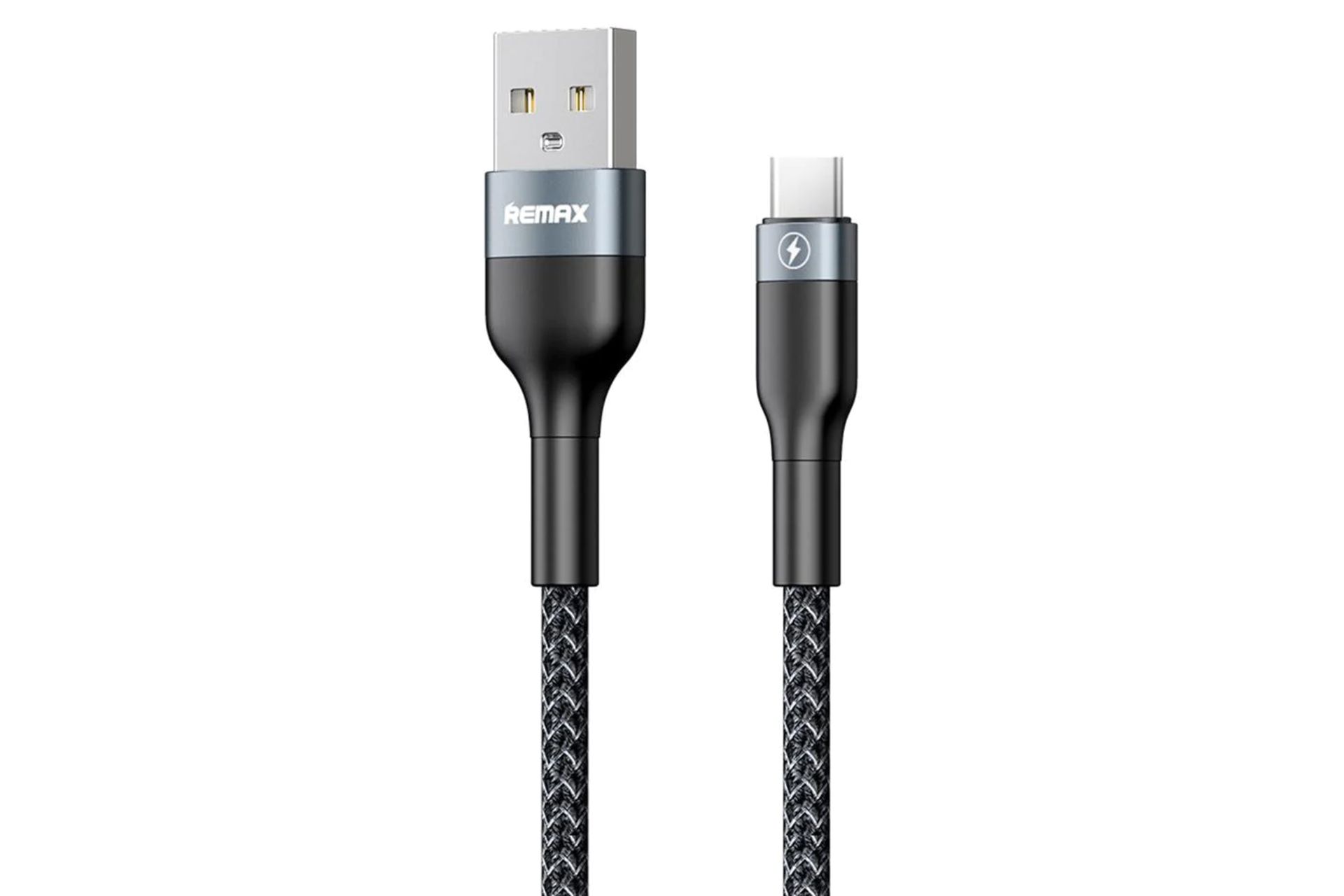 کابل شارژ USB ریمکس USB به Type-C مدل RC-064a با طول 1 متر مشکی