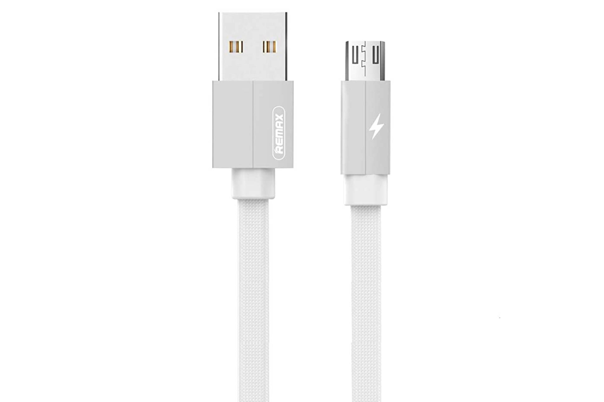 کابل شارژ USB ریمکس USB به Micro-USB مدل RC-094m Kerolla با طول 1 متر سفید