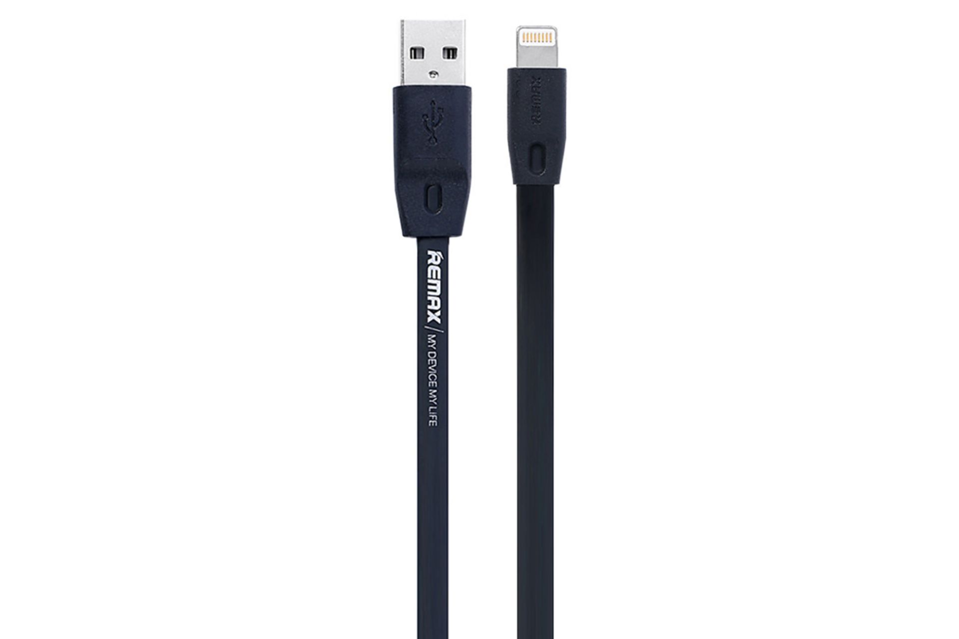 کابل شارژ USB ریمکس USB به Lightning مدل RC-001i Full Speed با طول 1 متر مشکی