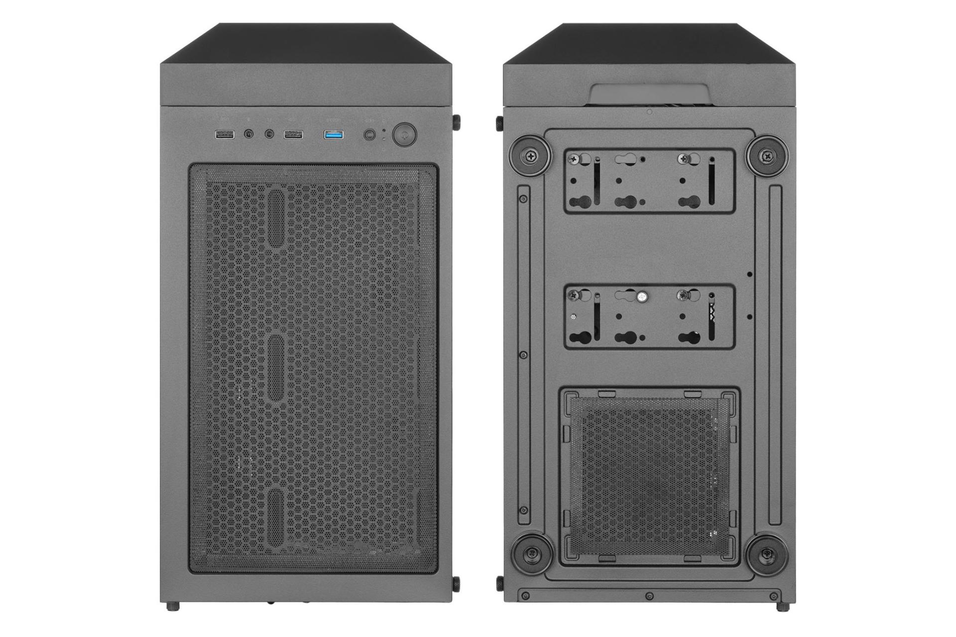 نمای بالا و پایین کیس کامپیوتر گرین GRIFFIN G1