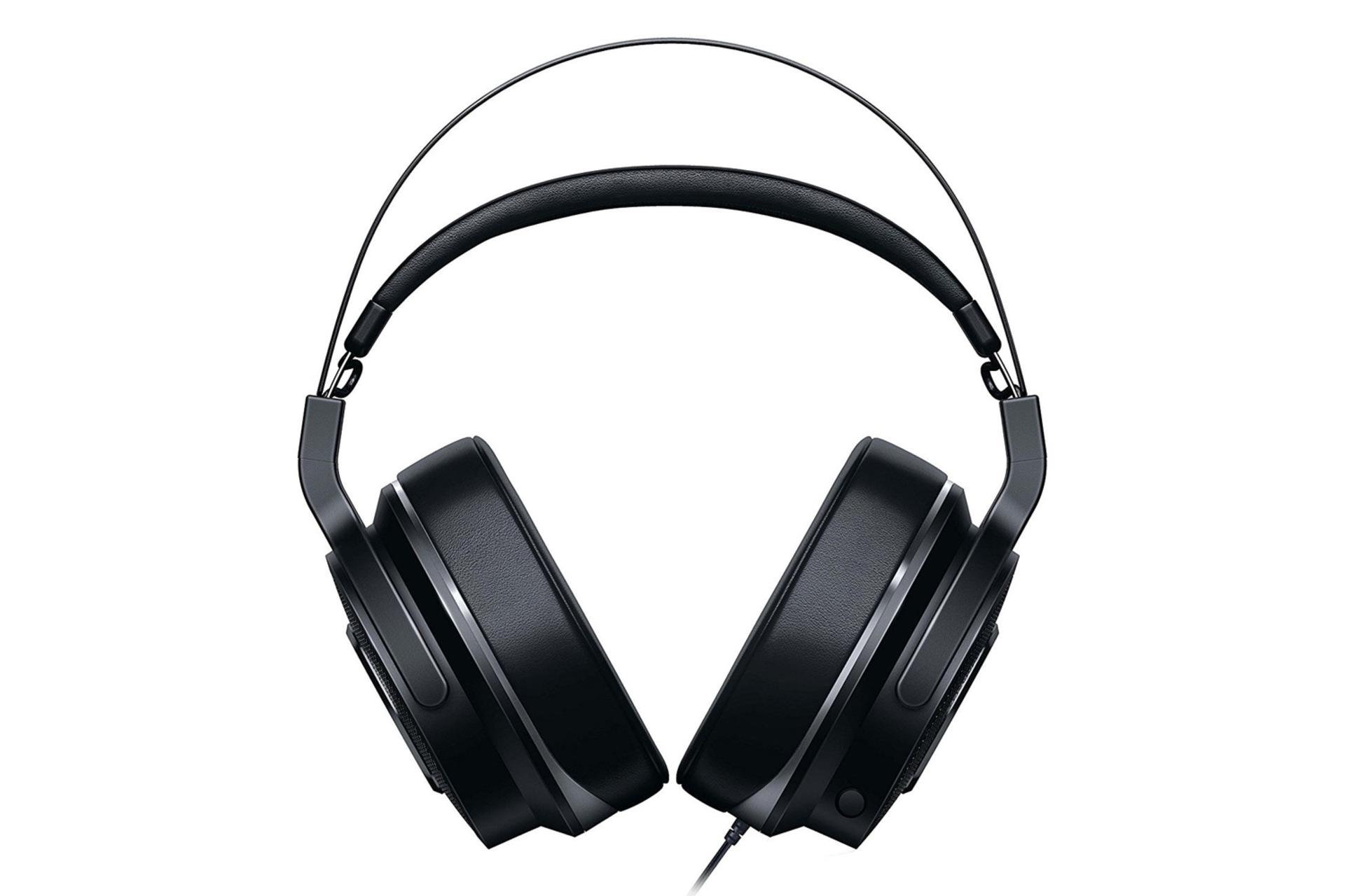 نمای روبرو هدفون گیمینگ ریزر Thresher Tournament Edition مشکی