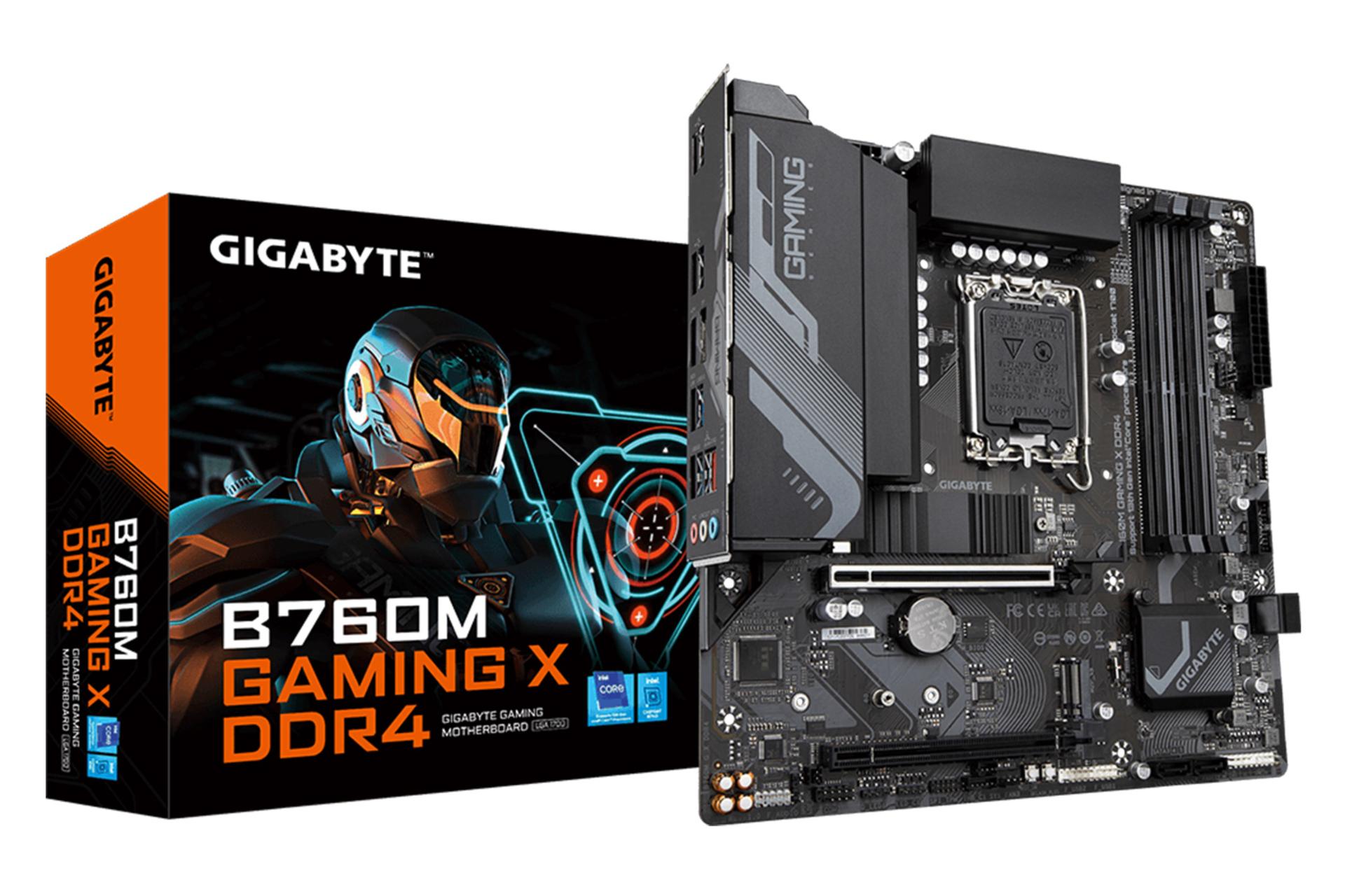 جعبه مادربرد گیگابایت GIGABYTE B760M GAMING X DDR4 (rev. 1.0)