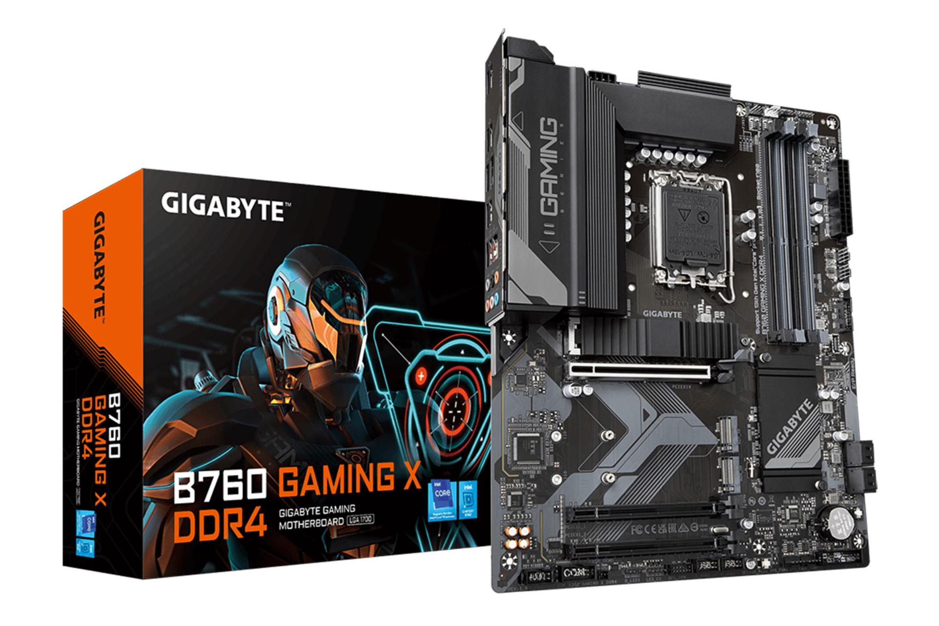 جعبه مادربرد گیگابایت GIGABYTE B760 GAMING X DDR4 (rev. 1.0)