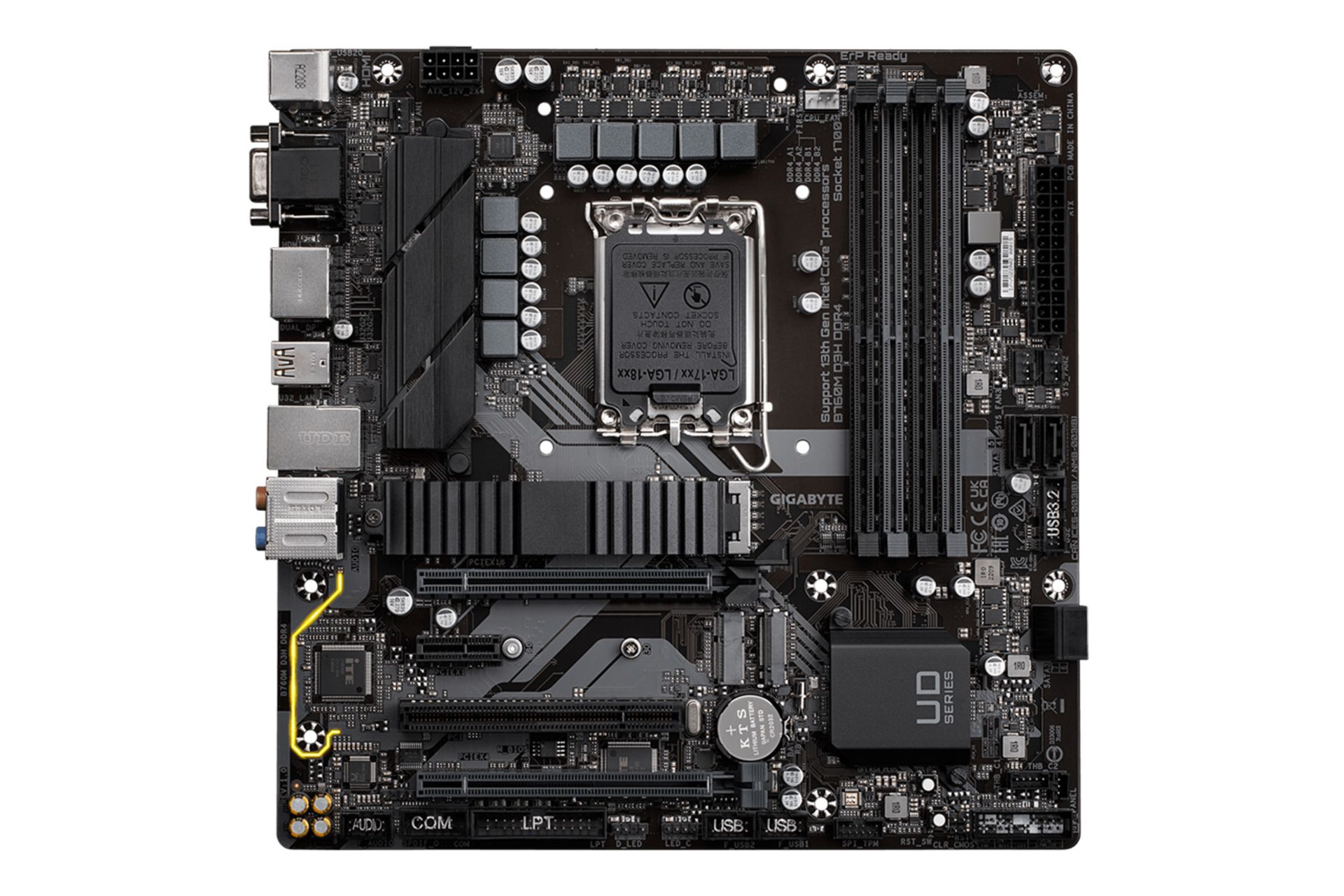 مادربرد گیگابایت GIGABYTE B760M D3H DDR4 (rev. 1.0)