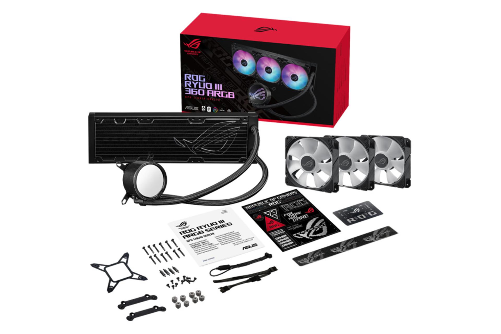 مرجع متخصصين ايران اقلام همراه خنك كننده مايع ايسوس ROG RYUO III 360 ARGB