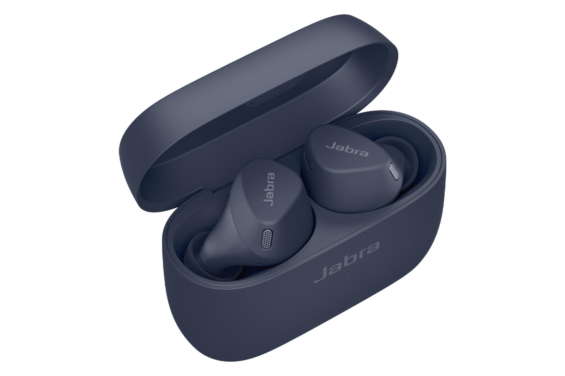 محفظه شارژ ایرباد بی سیم جبرا Jabra Elite 4 Active سرمه ای