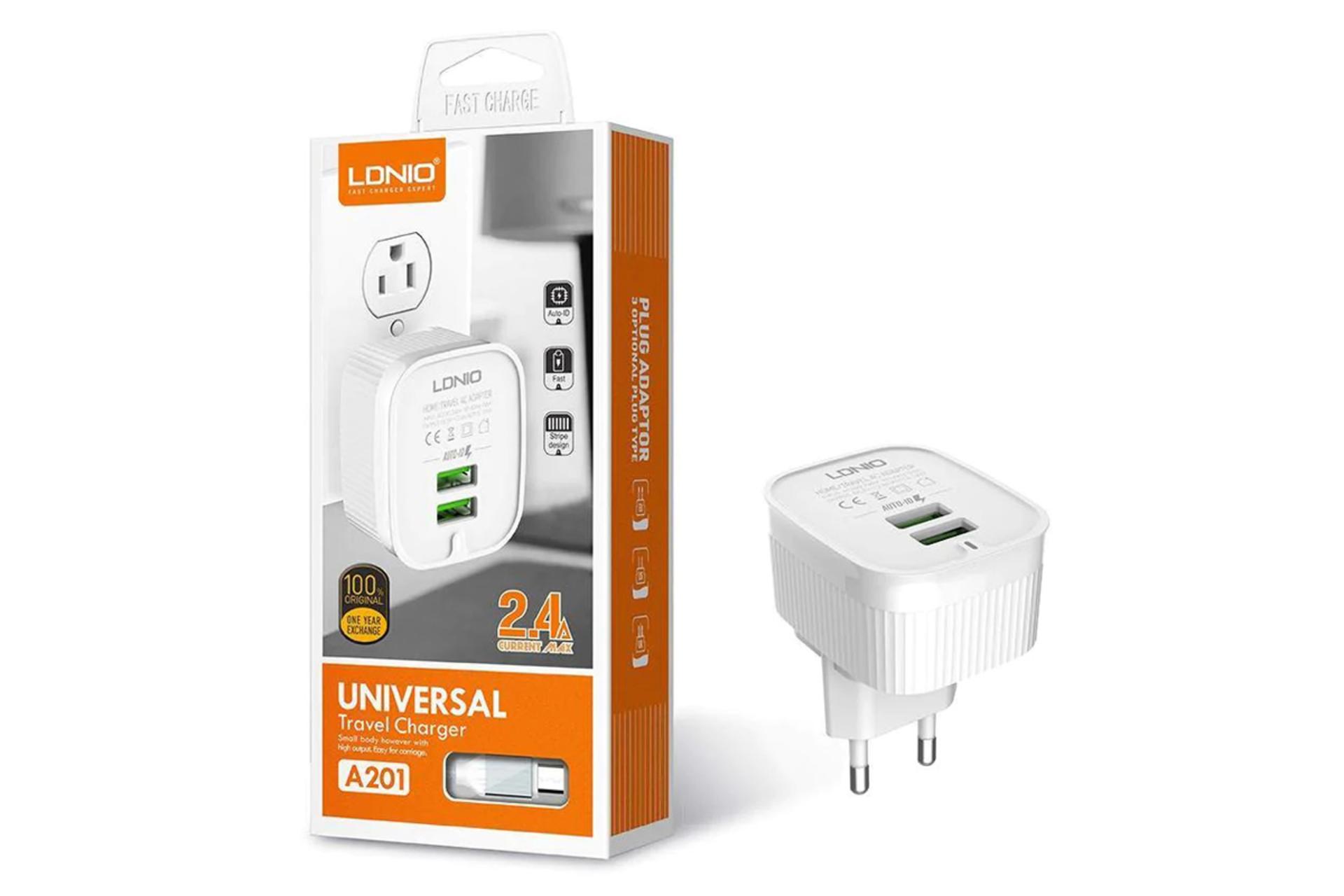 جعبه شارژر الدینیو A201