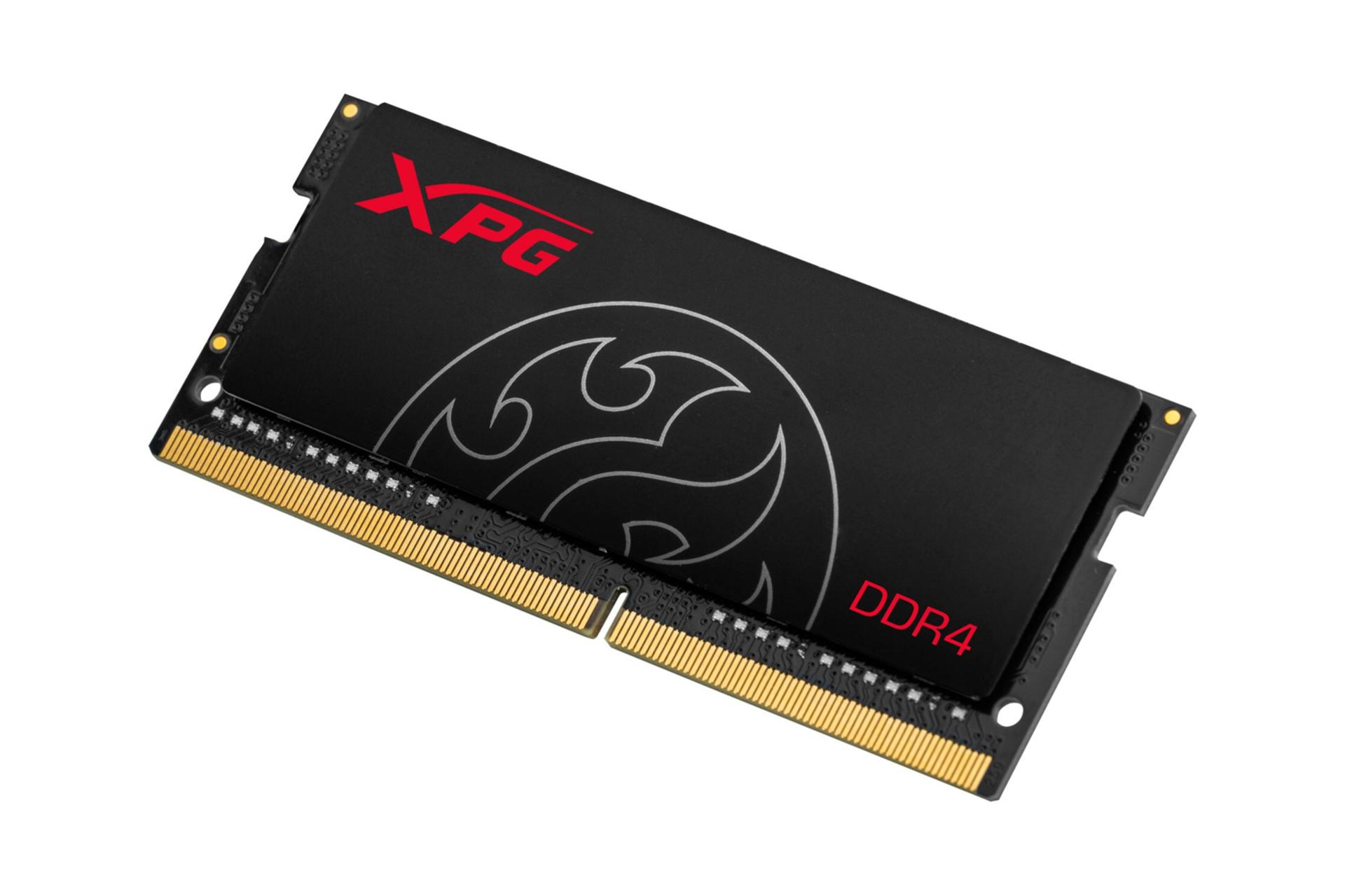 نمای کنار رم ای دیتا XPG Hunter ظرفیت 16 گیگابایت از نوع DDR4-3000