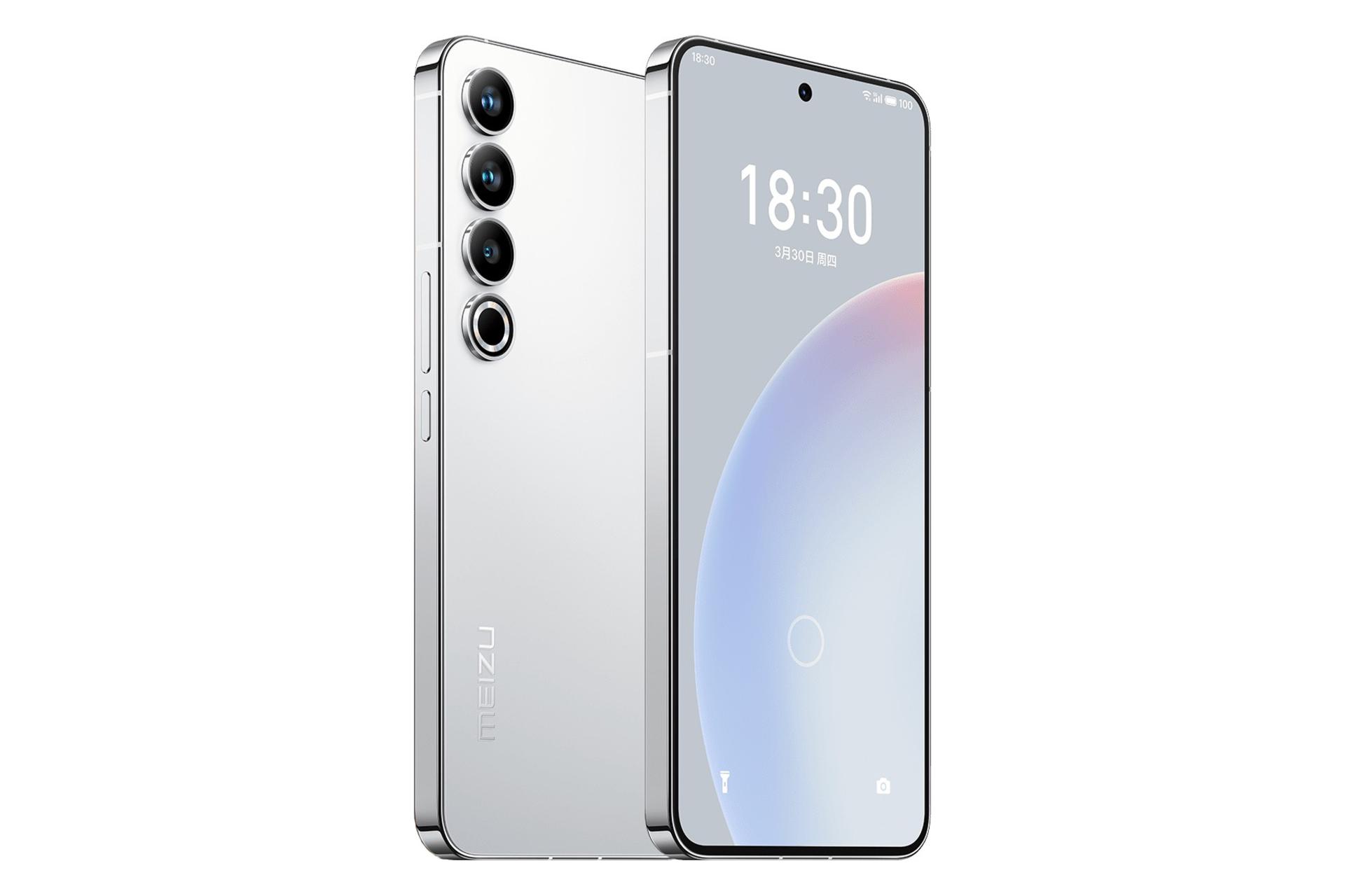 گوشی موبایل میزو 20 پرو / Meizu 20 Pro نقره ای