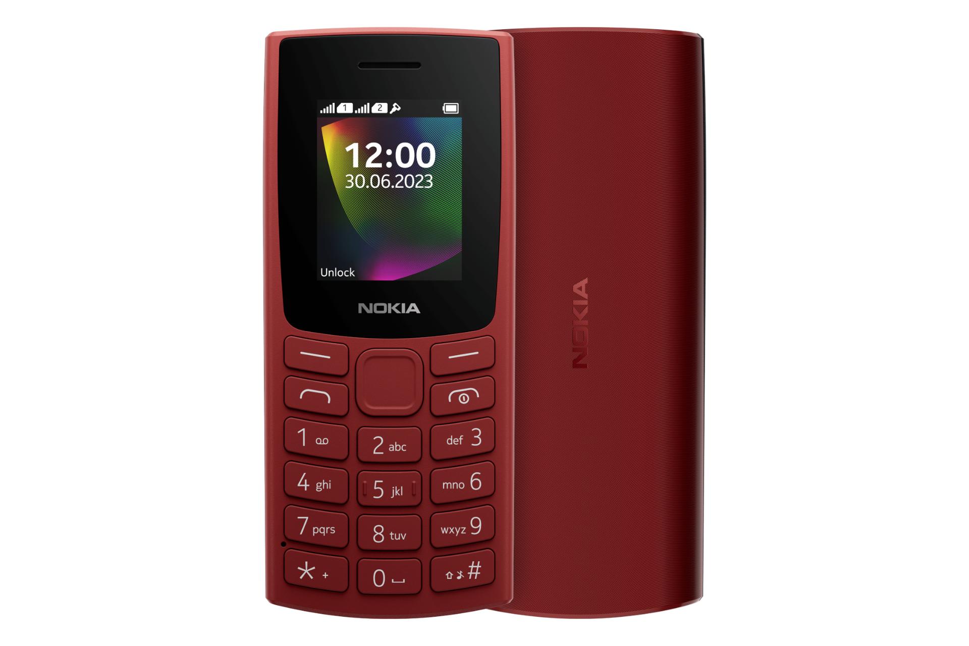 گوشی موبایل نوکیا Nokia 106 نسخه 2023 قرمز