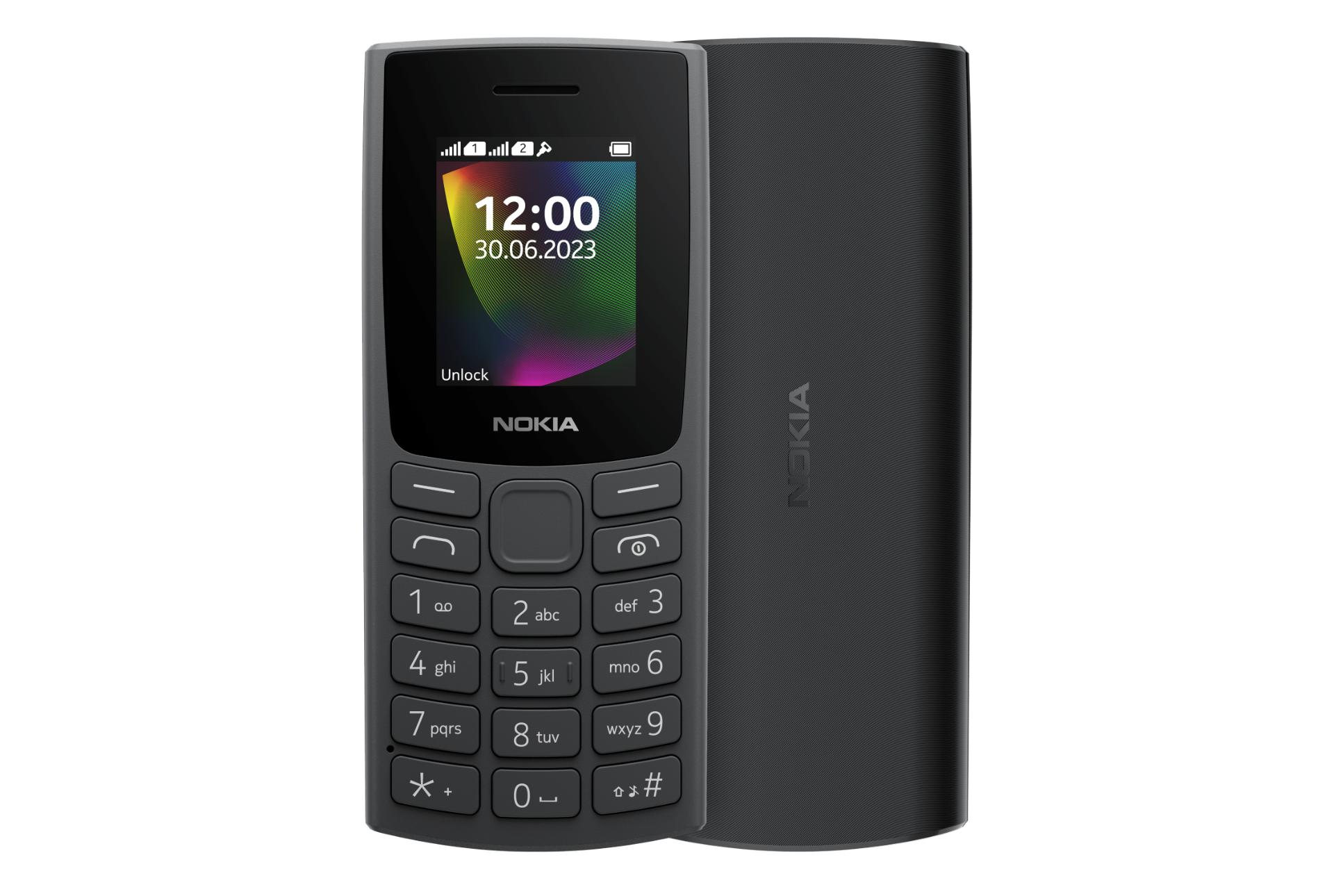 گوشی موبایل نوکیا Nokia 106 نسخه 2023 زغال سنگی