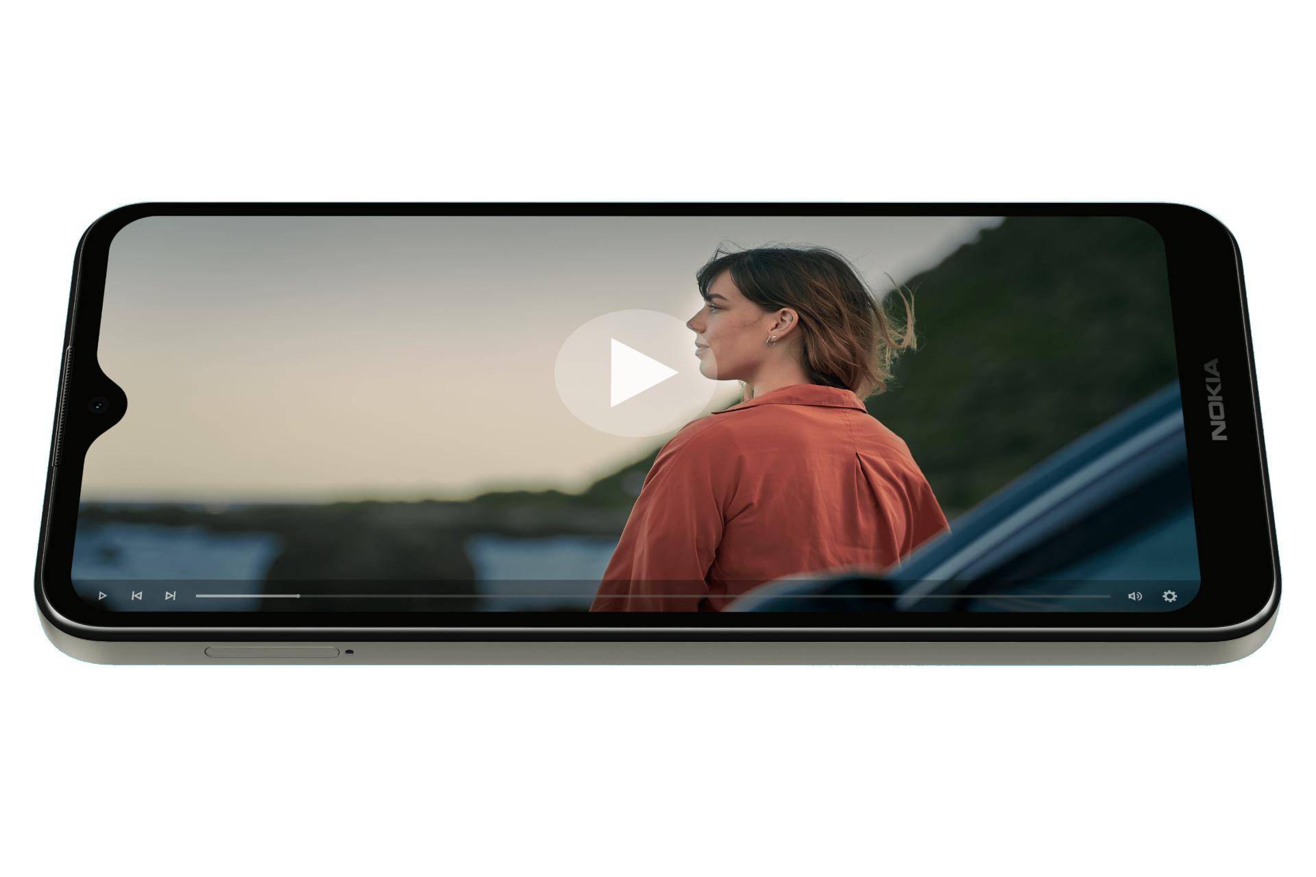 تماشای فیلم با گوشی موبایل نوکیا Nokia C110