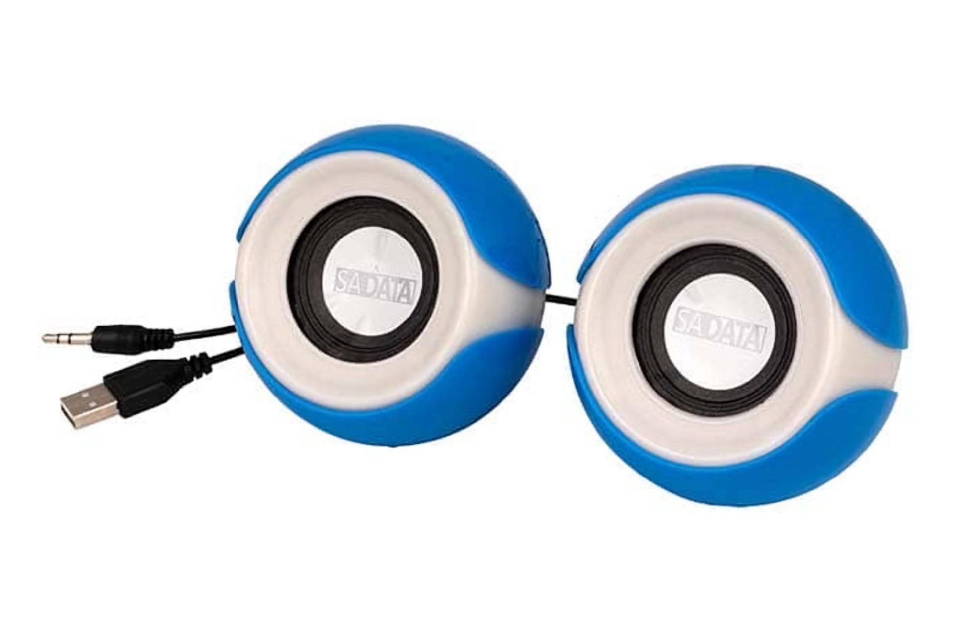 نمای راست اسپیکر سادیتا SADATA SD-03 آبی