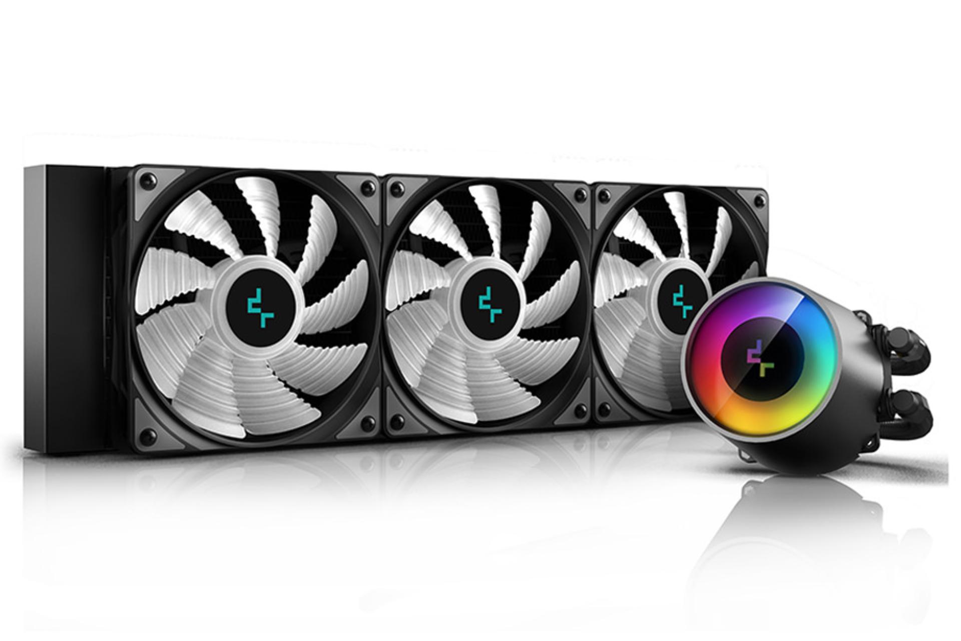خنک کننده مایع دیپ کول CASTLE 360RGB V2 با فن خاموش