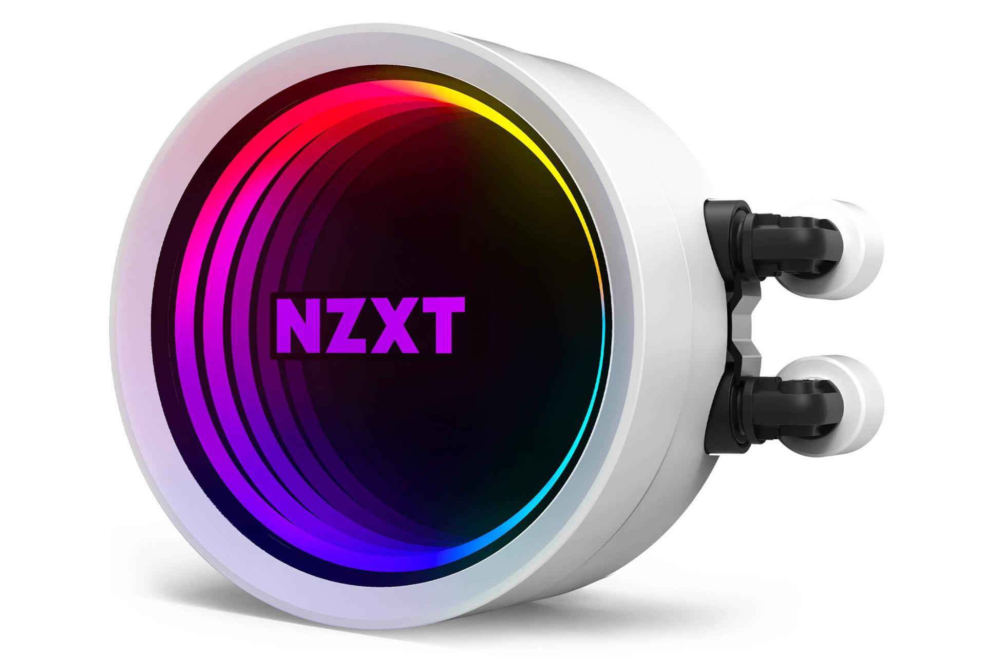 نمای جانبی پمپ خنک کننده مایع ان زی ایکس تی Kraken X73 RGB