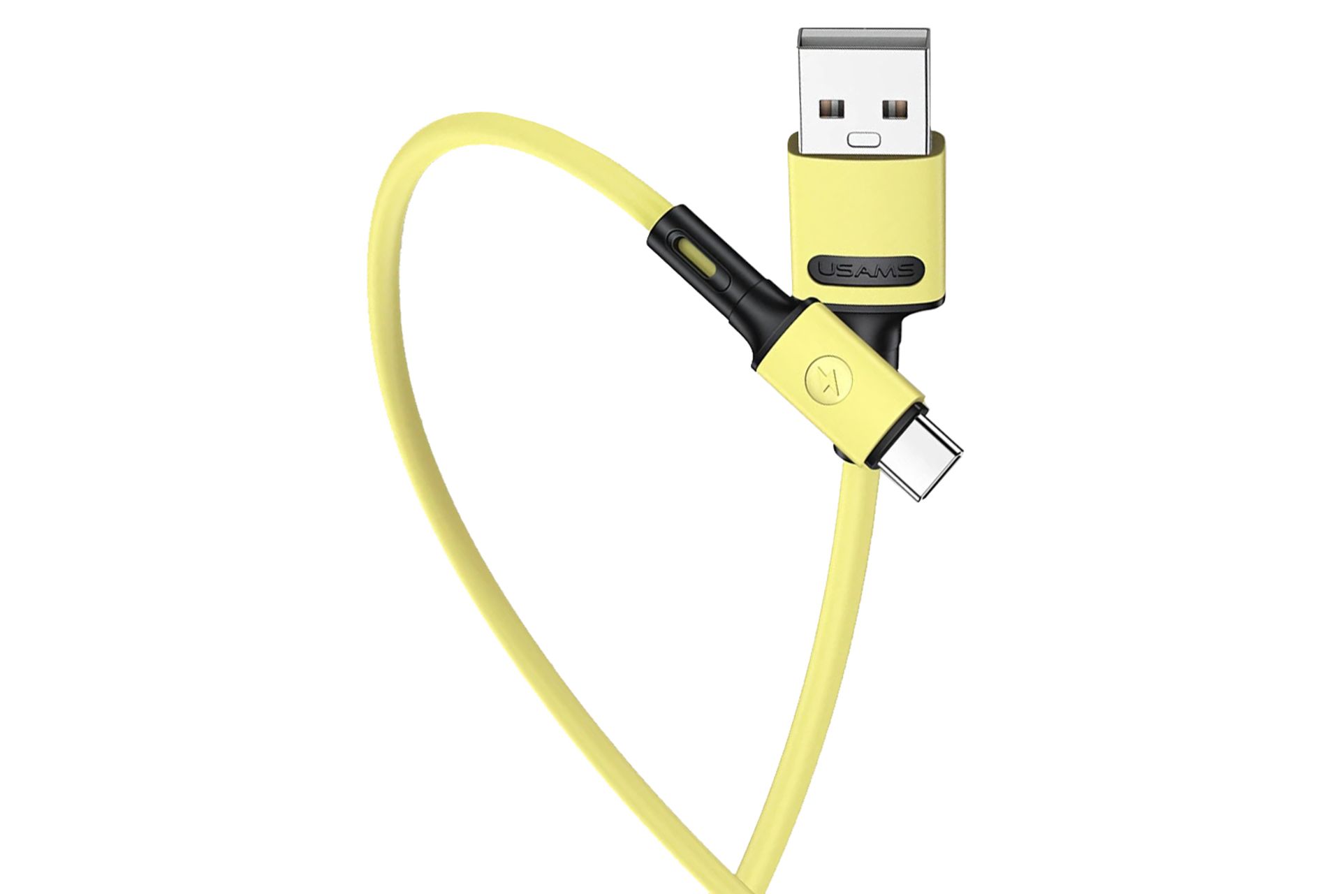 کابل شارژ USB یوسمز USB به Type-C مدل U52 با طول 1 متر زرد