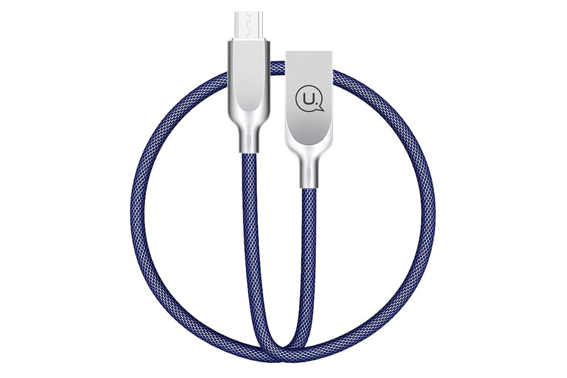 کابل شارژ USB یوسمز USB به Micro-USB مدل U-Sun Series US-SJ179 با طول 1.2 متر آبی