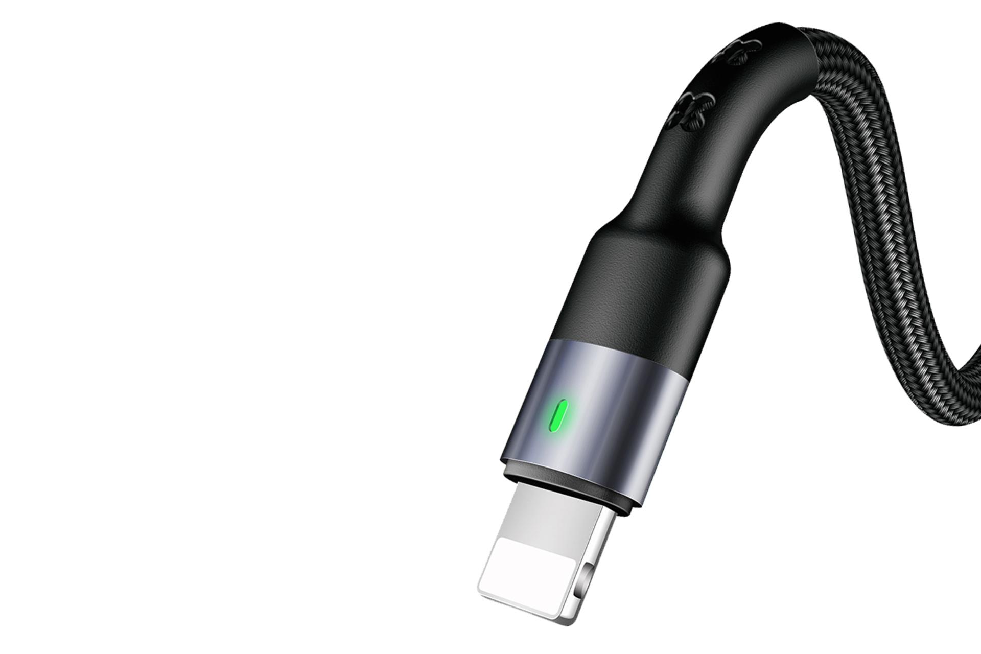 کانکتور کابل شارژ USB یوسمز USB به Lightning مدل US-SJ311 U26 با طول 1 متر