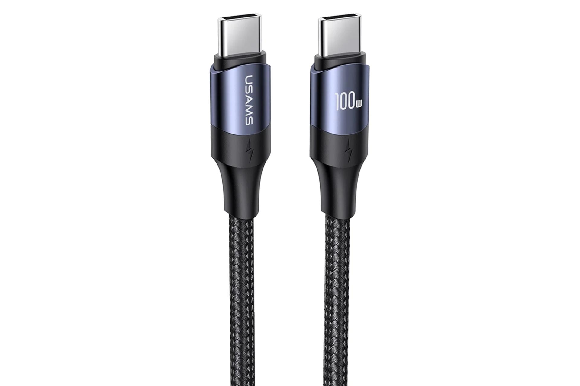کابل شارژ USB یوسمز Type-C به Type-C مدل U71 100w با طول 2 متر
