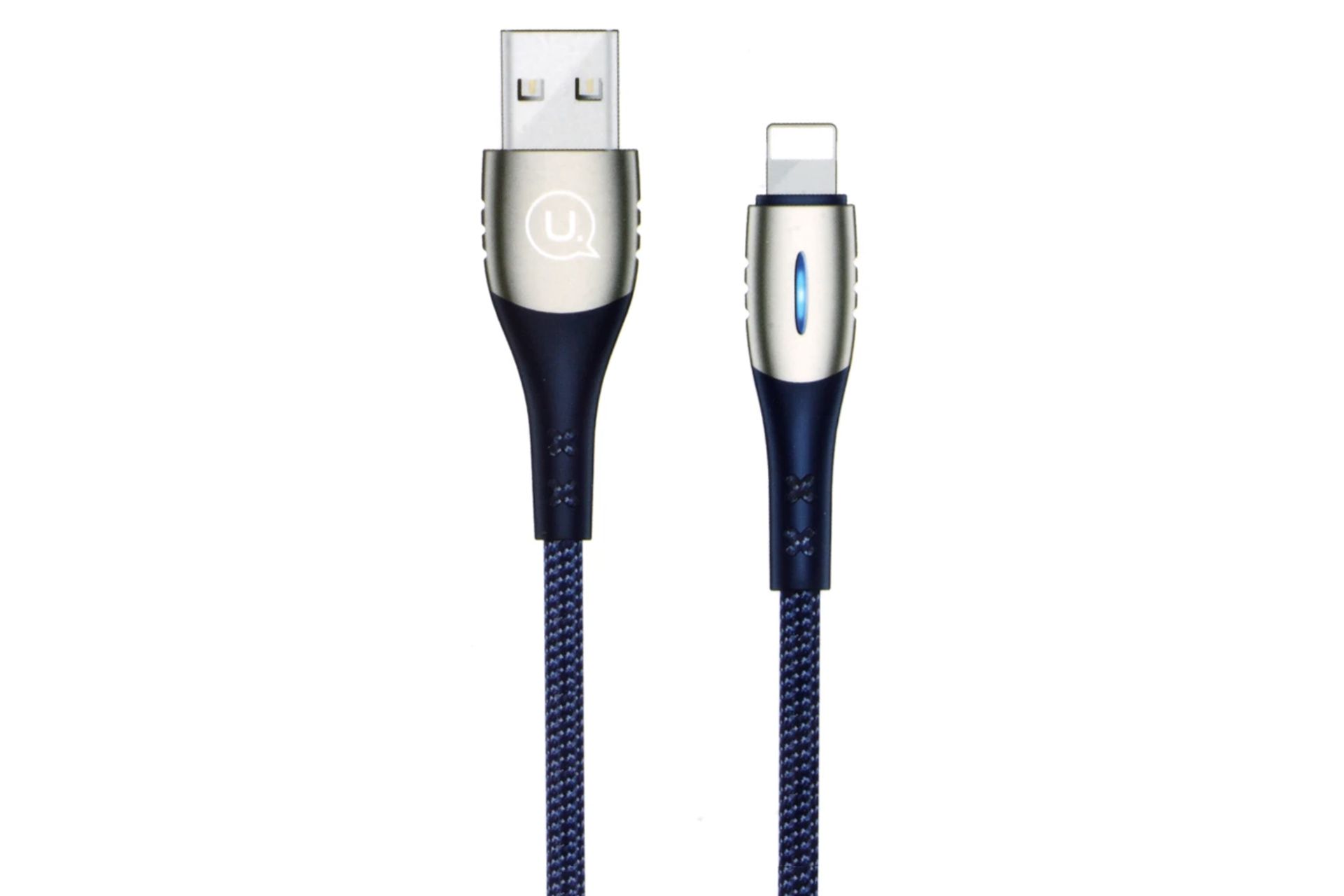 کانکتور کابل شارژ USB یوسمز USB به Lightning مدل U-Tone series با طول 2 متر