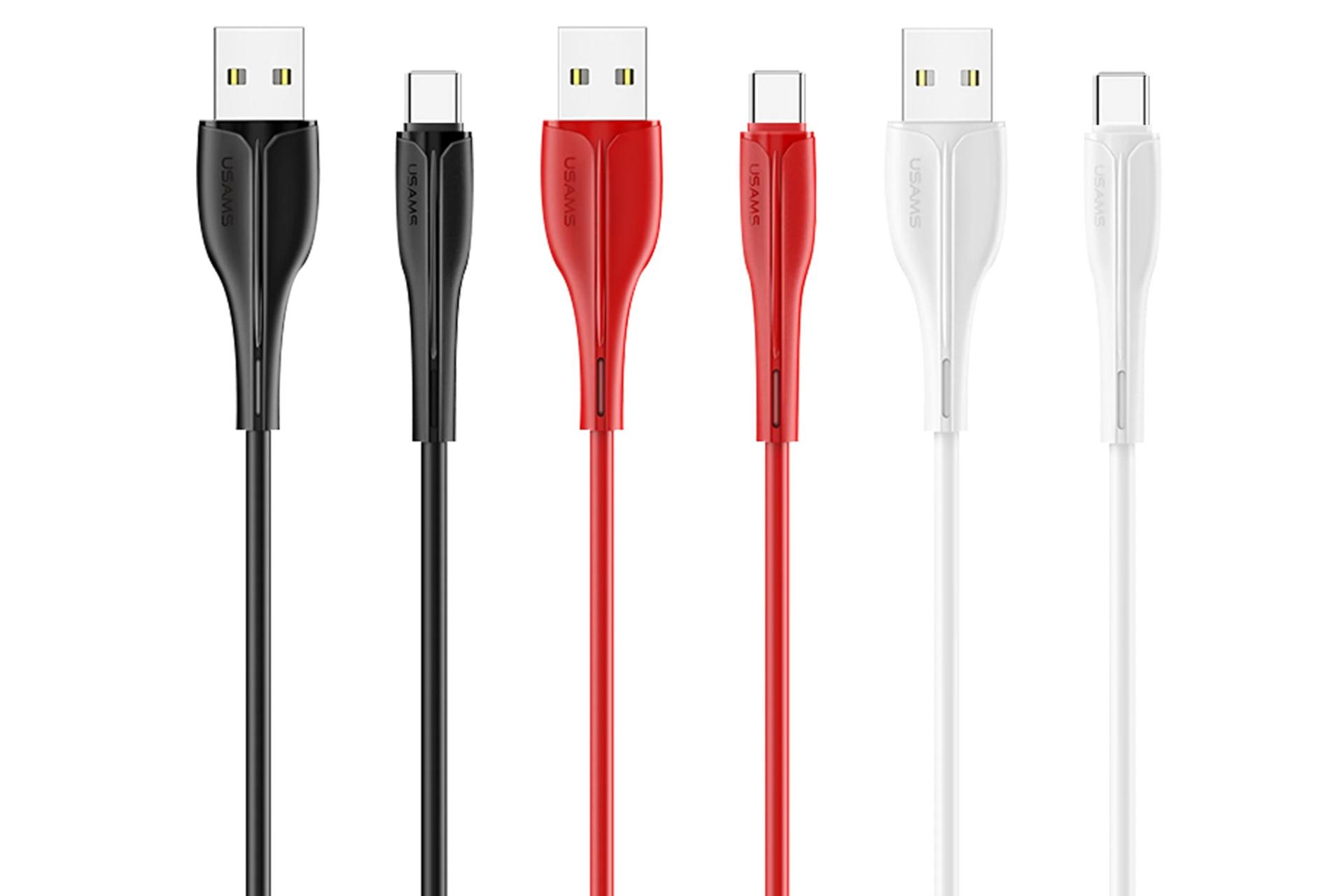 رنگ بندی کابل شارژ USB یوسمز USB به Type-C مدل U38 با طول 1 متر