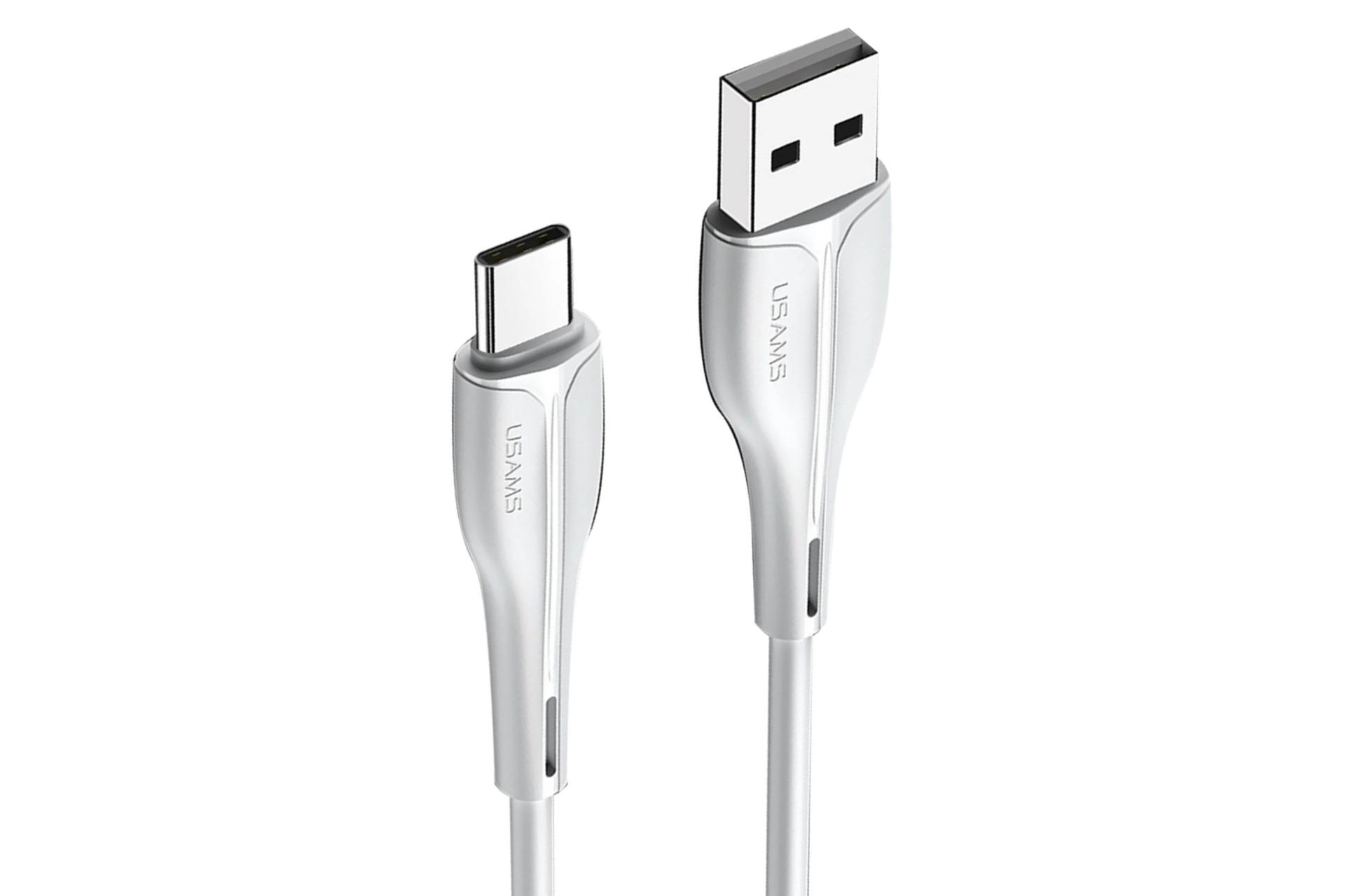کابل شارژ USB یوسمز USB به Type-C مدل U38 با طول 1 متر سفید