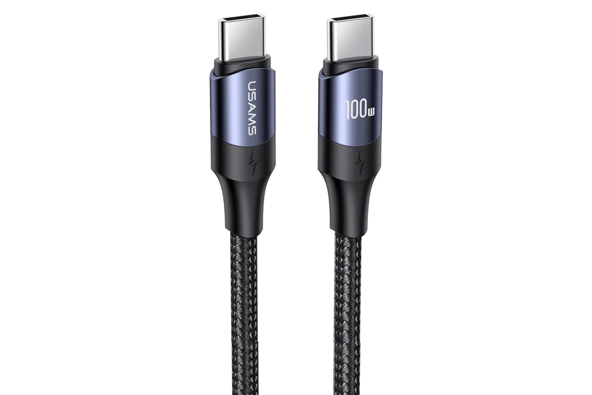 کابل شارژ USB یوسمز Type-C به Type-C مدل U71 100w با طول 1.2 متر